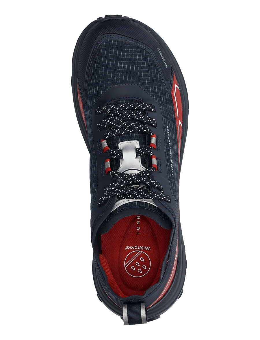 Tommy Hilfiger - THE CANYON X M MIX RUNNER WPM - lave sneakers - rwb - 3