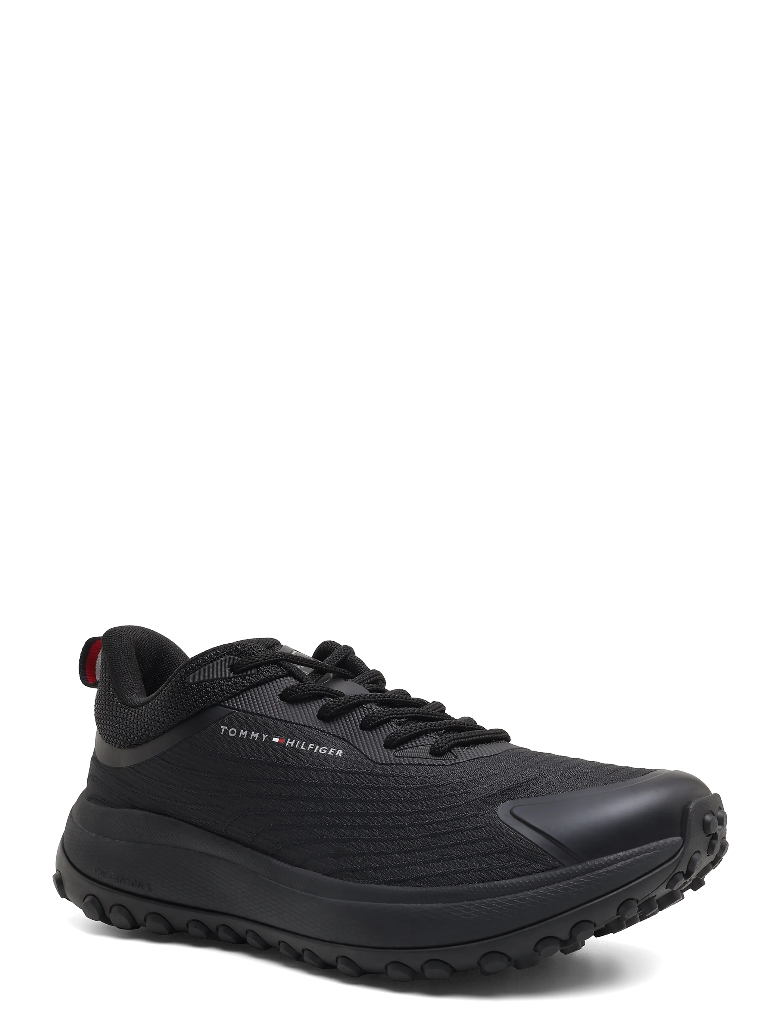 Tommy Hilfiger THE CANYON X M KNIT RUNNER - Sneakers - TRIPLE BLACK / black