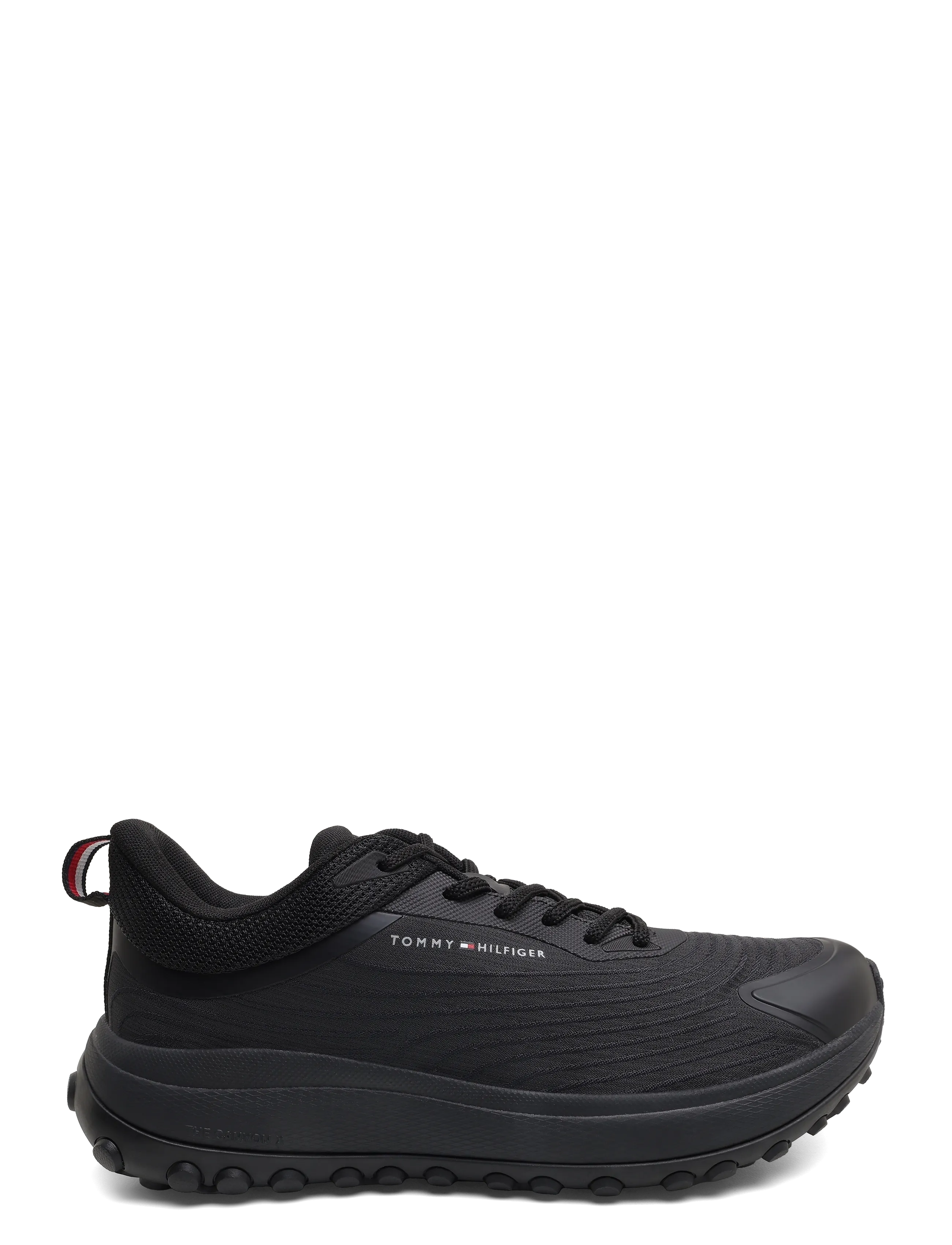 Tommy Hilfiger - THE CANYON X M KNIT RUNNER - lave sneakers - triple black - 2