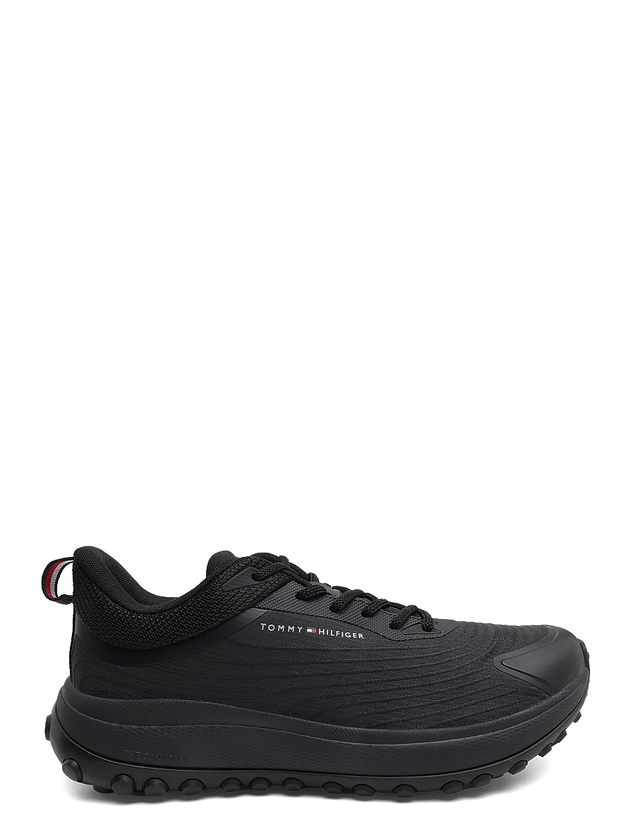 Tommy Hilfiger - THE CANYON X M KNIT RUNNER - lave sneakers - triple black - 2