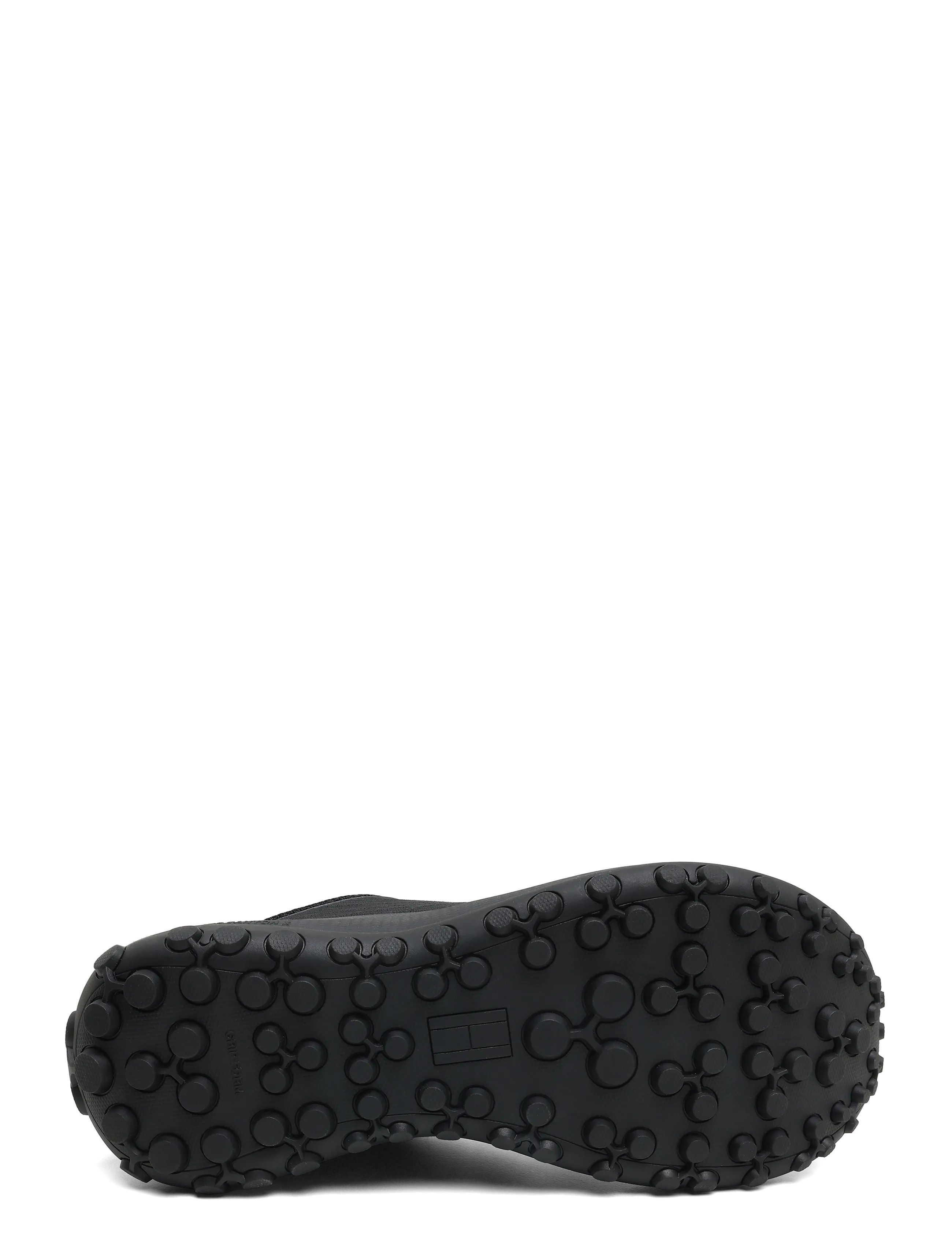 Tommy Hilfiger - THE CANYON X M KNIT RUNNER - lave sneakers - triple black - 4