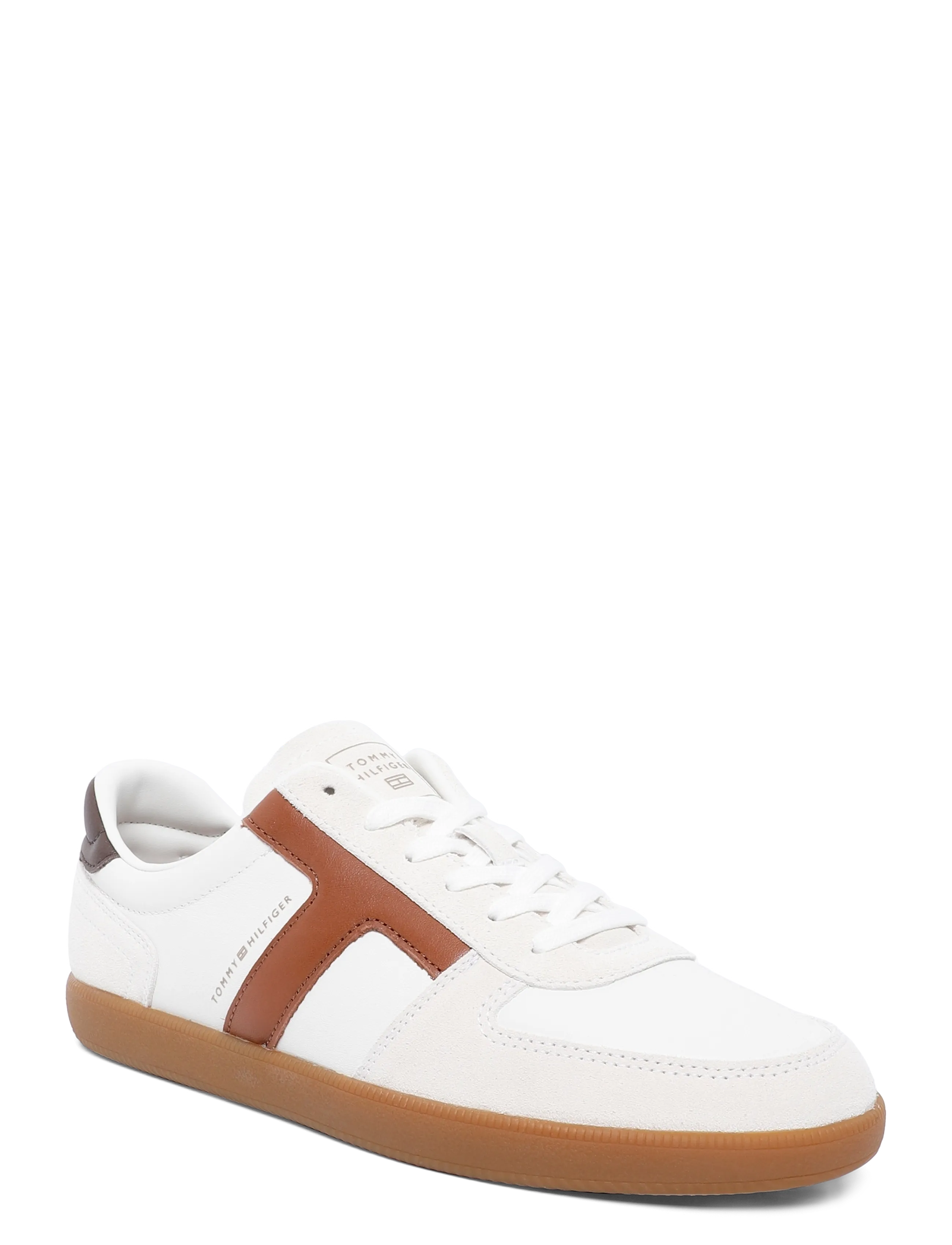 Tommy Hilfiger TH TRIBECA SNEAKER MIX - Skor - ECRU / cream