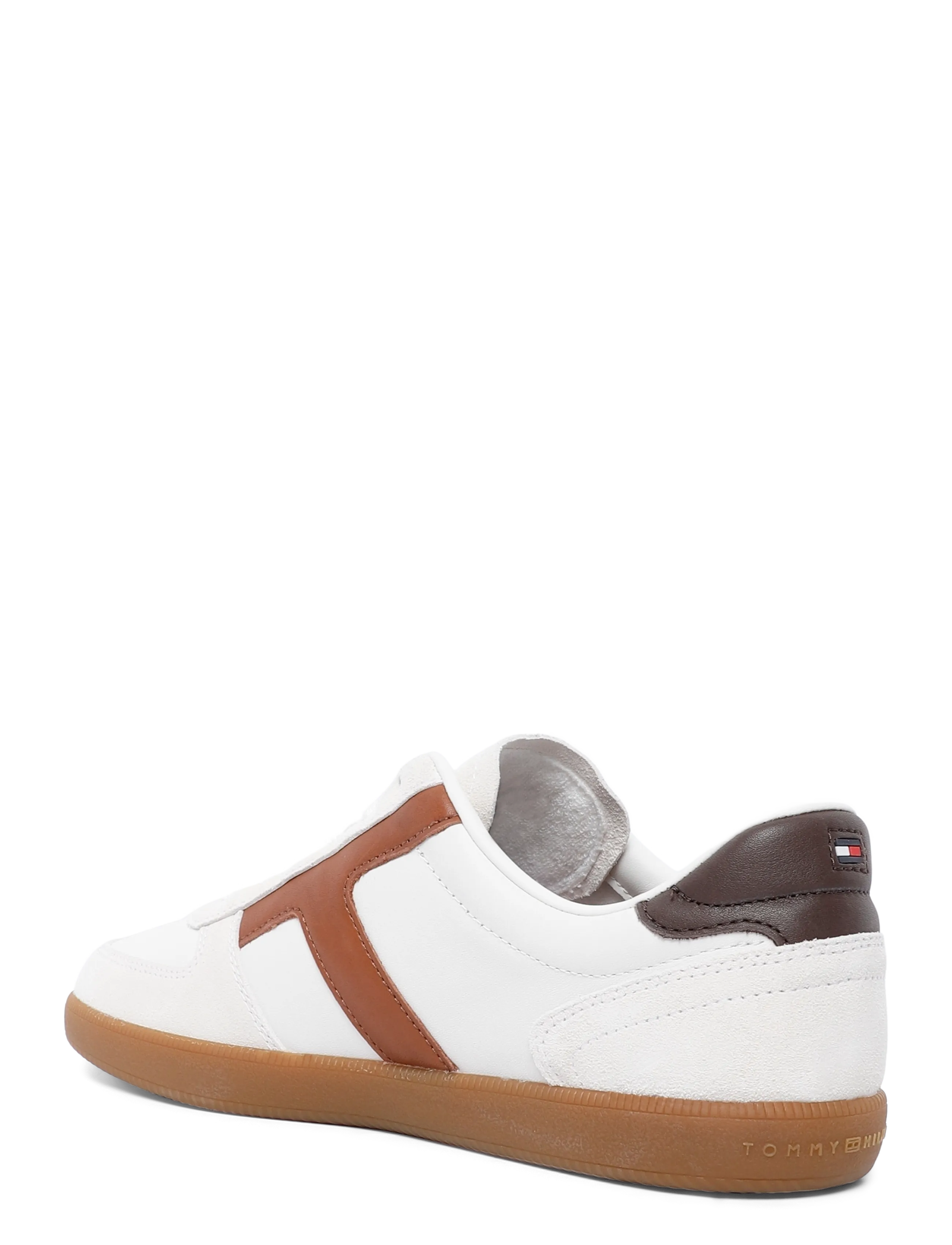 Tommy Hilfiger - TH TRIBECA SNEAKER MIX - låga sneakers - ecru - 1