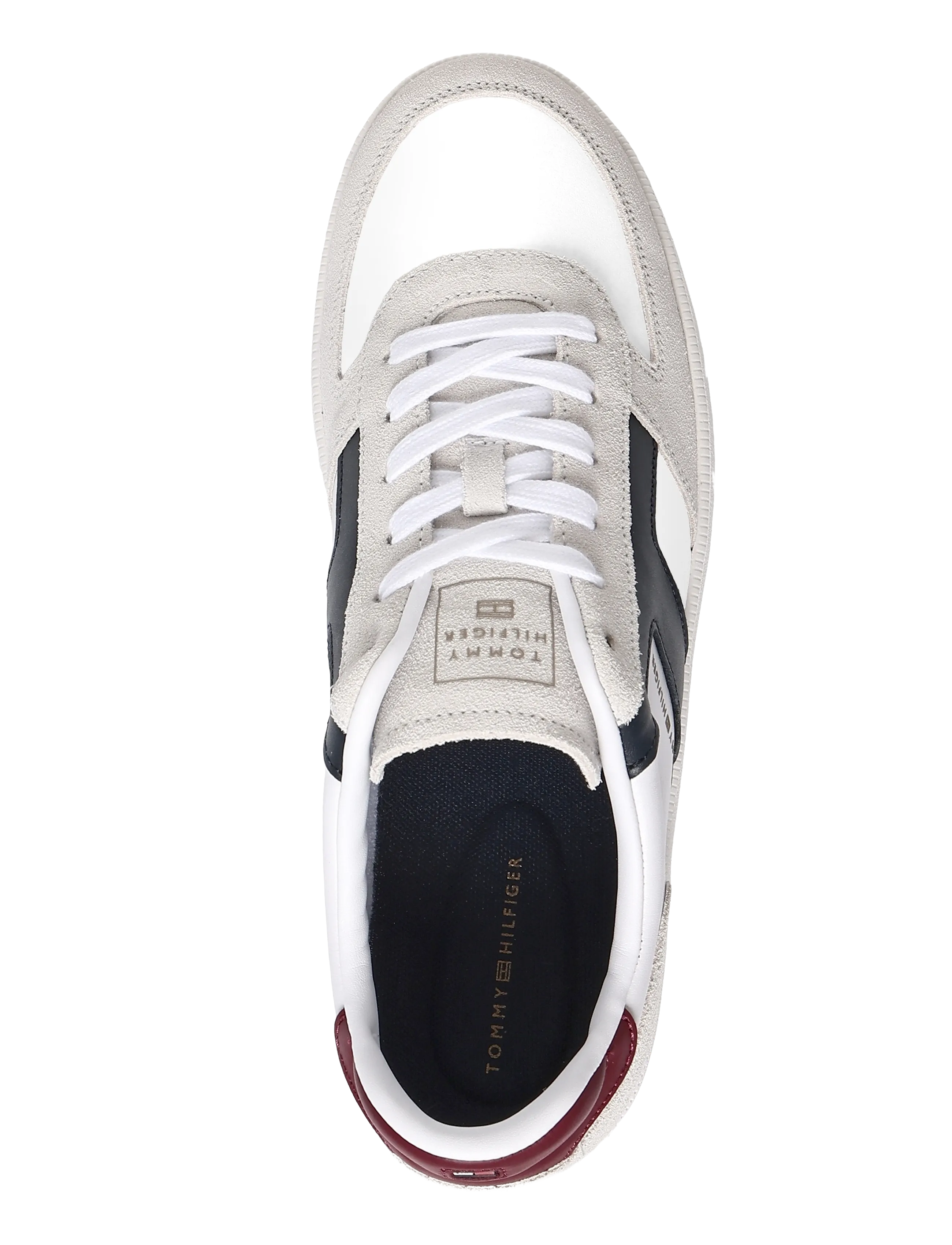 Tommy Hilfiger - TH TRIBECA SNEAKER MIX - låga sneakers - white - 3