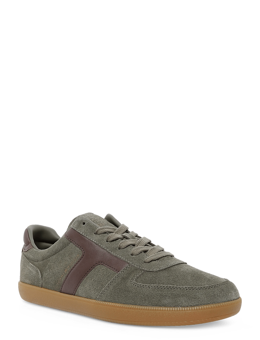 Tommy Hilfiger - TH TRIBECA SNEAKER SUEDE - low tops - platinum olive - 0