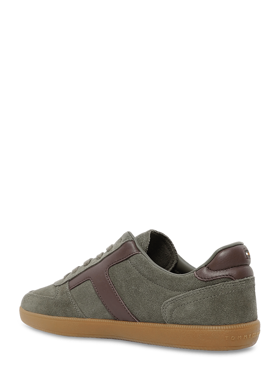Tommy Hilfiger - TH TRIBECA SNEAKER SUEDE - low tops - platinum olive - 1