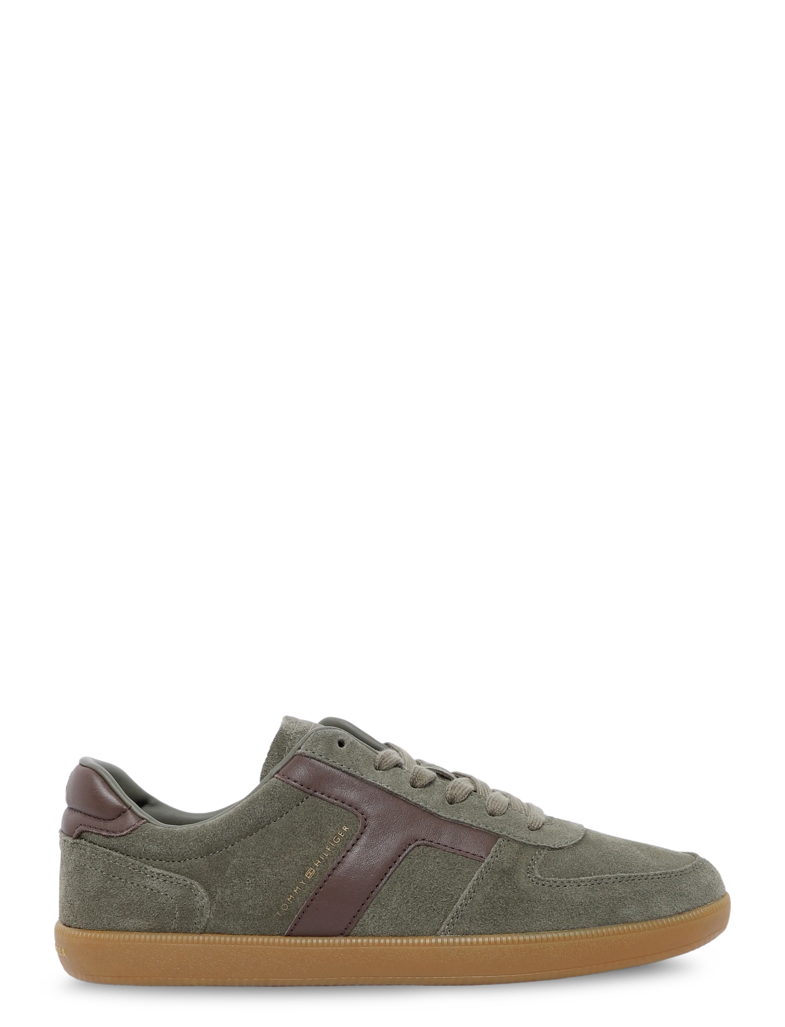 Tommy Hilfiger - TH TRIBECA SNEAKER SUEDE - platinum olive - 2