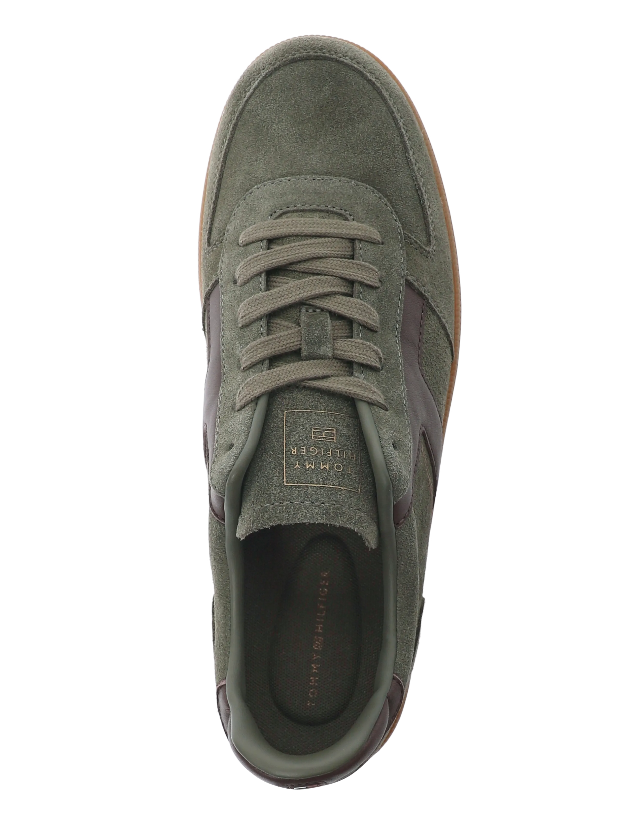 Tommy Hilfiger - TH TRIBECA SNEAKER SUEDE - platinum olive - 3