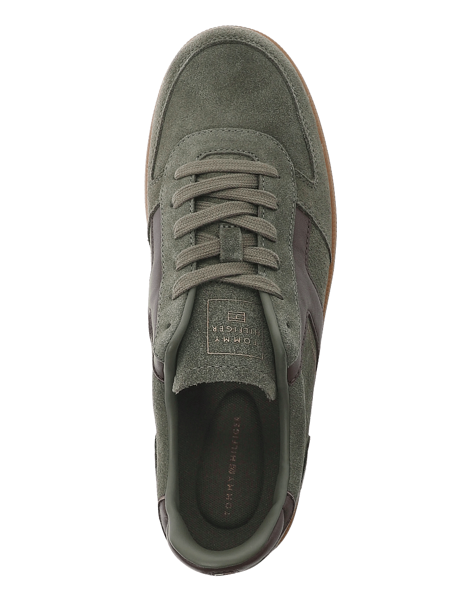 Tommy Hilfiger - TH TRIBECA SNEAKER SUEDE - low tops - platinum olive - 3