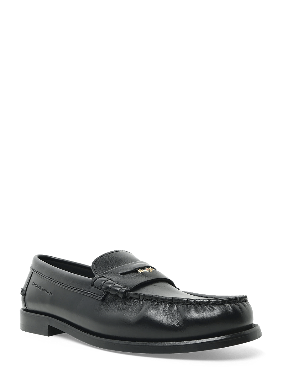 Tommy Hilfiger - HILFIGER BRUSHED LEATHER LOAFER - shop by occasion - black - 0