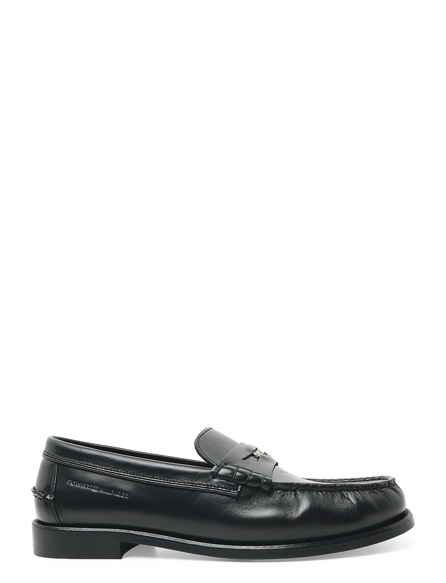 Tommy Hilfiger - HILFIGER BRUSHED LEATHER LOAFER - shop by occasion - black - 3
