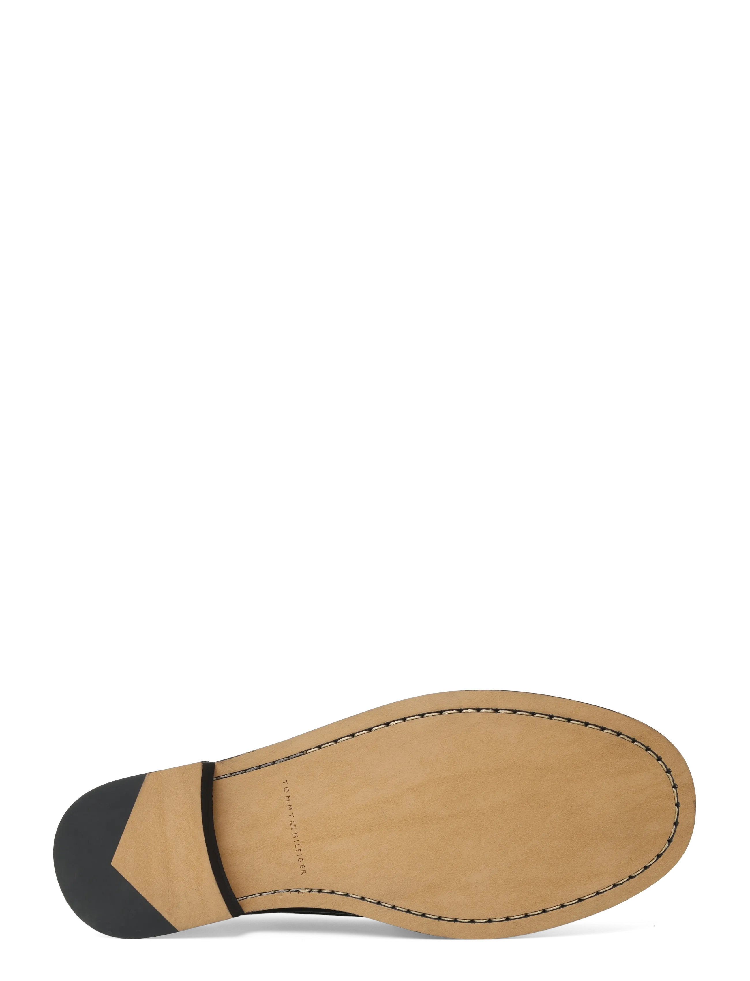 Tommy Hilfiger - HILFIGER BRUSHED LEATHER LOAFER - black - 4