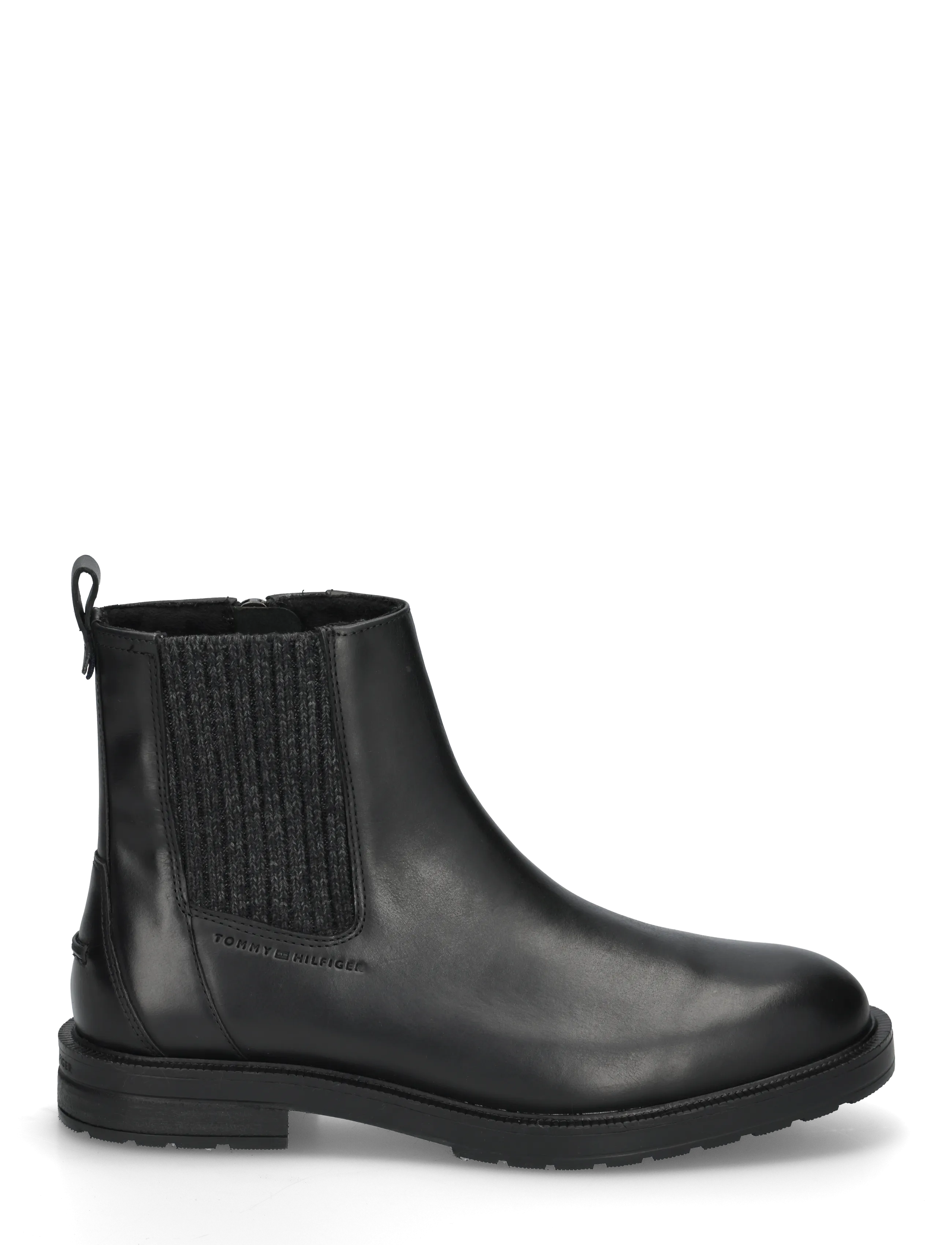 Tommy Hilfiger - CLEATED HILFIGER BRUSH WL CHEL - chelsea boots - black - 2
