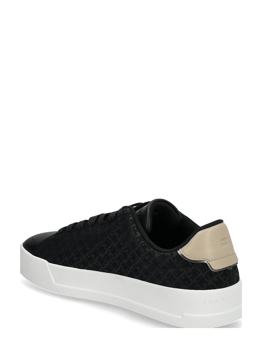 Tommy Hilfiger - TH COURT LTH MIX MONOGRAM - shoppa efter tillfälle - black - 1