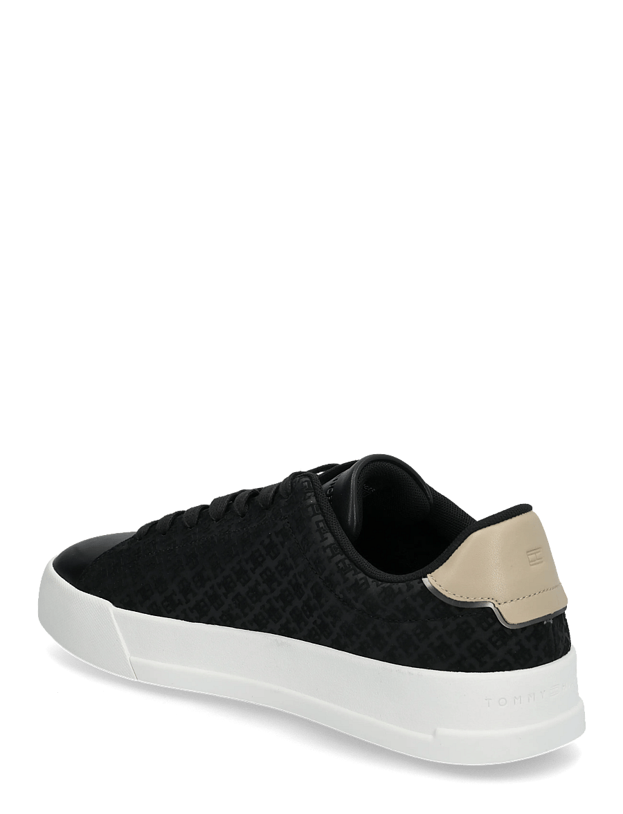 Tommy Hilfiger - TH COURT LTH MIX MONOGRAM - shoppa efter tillfälle - black - 1
