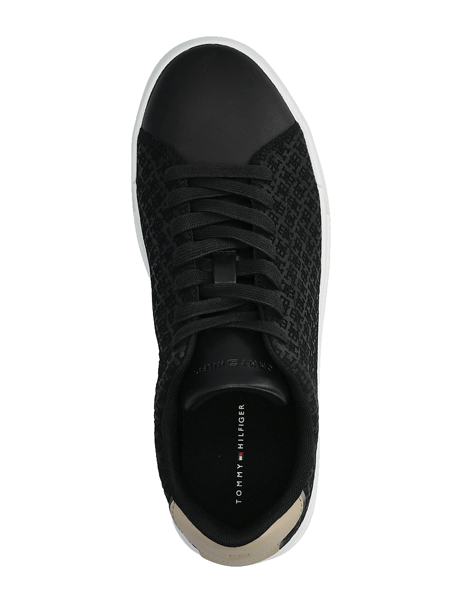 Tommy Hilfiger - TH COURT LTH MIX MONOGRAM - shoppa efter tillfälle - black - 3
