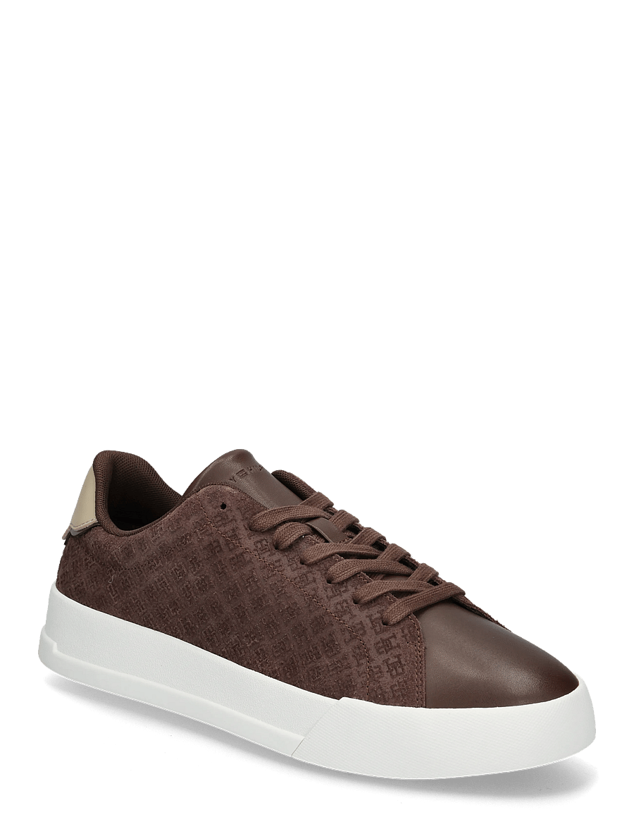 Tommy Hilfiger - TH COURT LTH MIX MONOGRAM - shoppa efter tillfälle - cocoa - 0