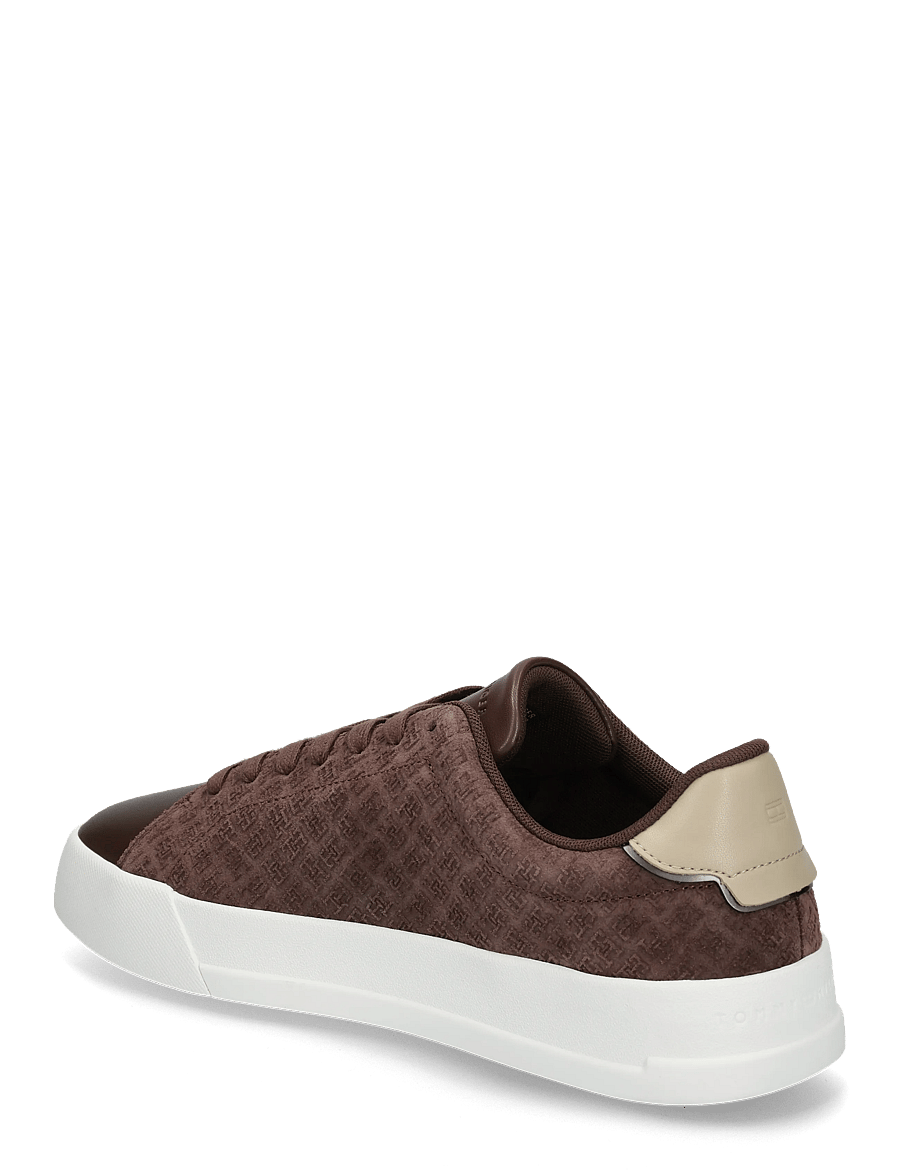 Tommy Hilfiger - TH COURT LTH MIX MONOGRAM - shoppa efter tillfälle - cocoa - 1