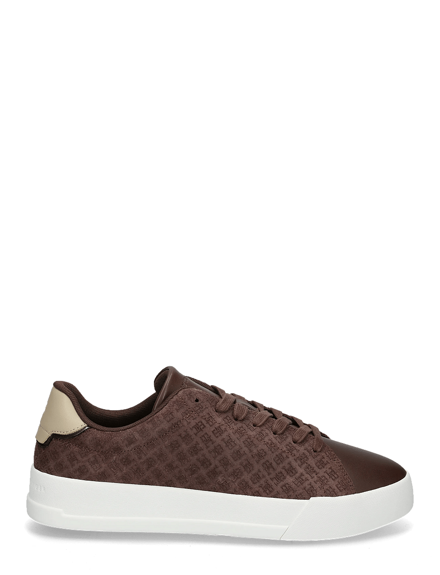 Tommy Hilfiger - TH COURT LTH MIX MONOGRAM - shoppa efter tillfälle - cocoa - 2