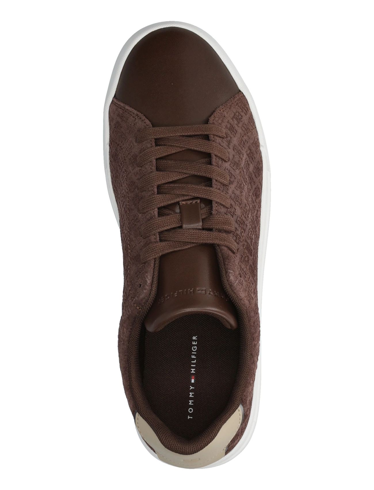 Tommy Hilfiger - TH COURT LTH MIX  MONOGRAM - achetez selon l'occasion - cocoa - 3