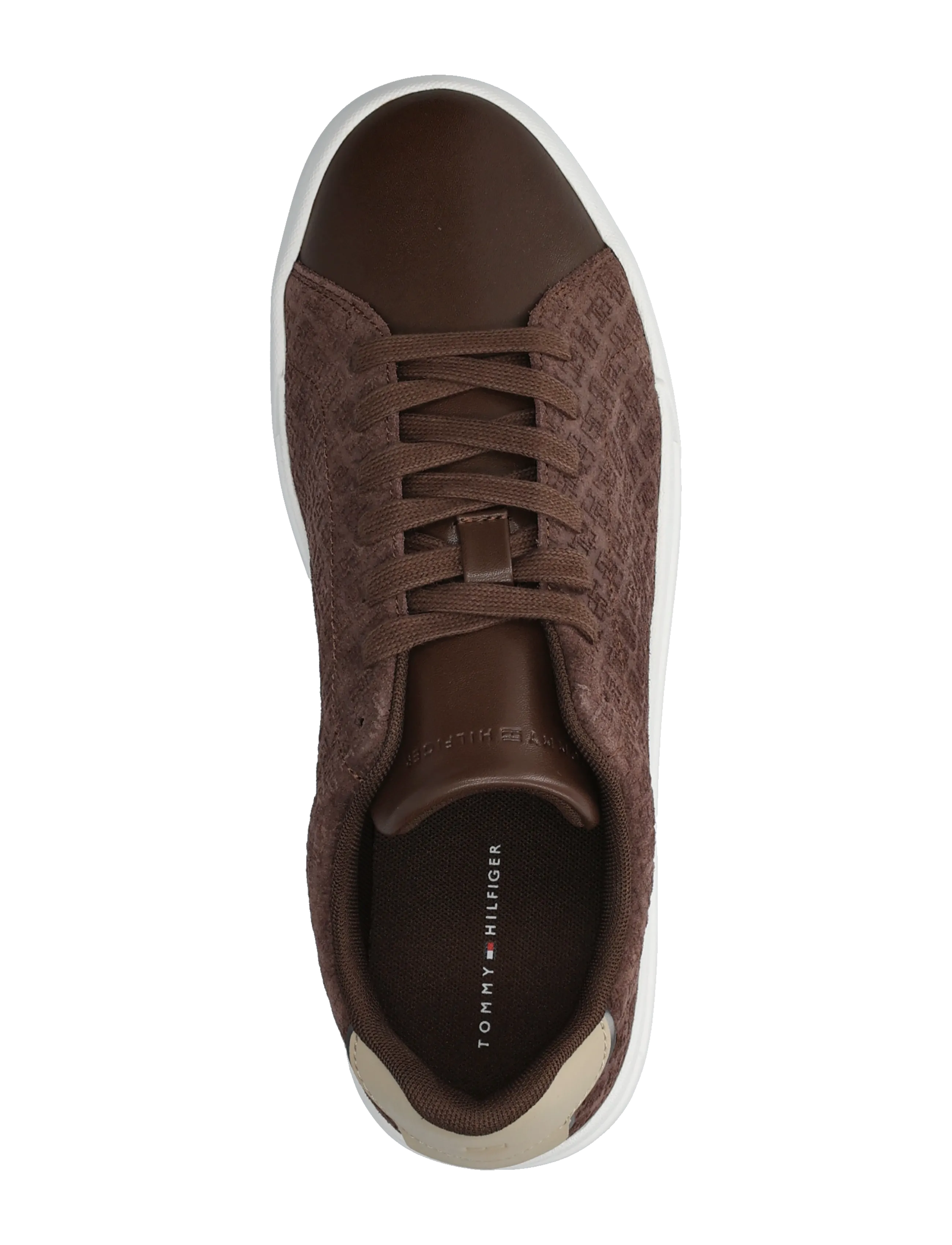 Tommy Hilfiger - TH COURT LTH MIX  MONOGRAM - shoppa efter tillfälle - cocoa - 3