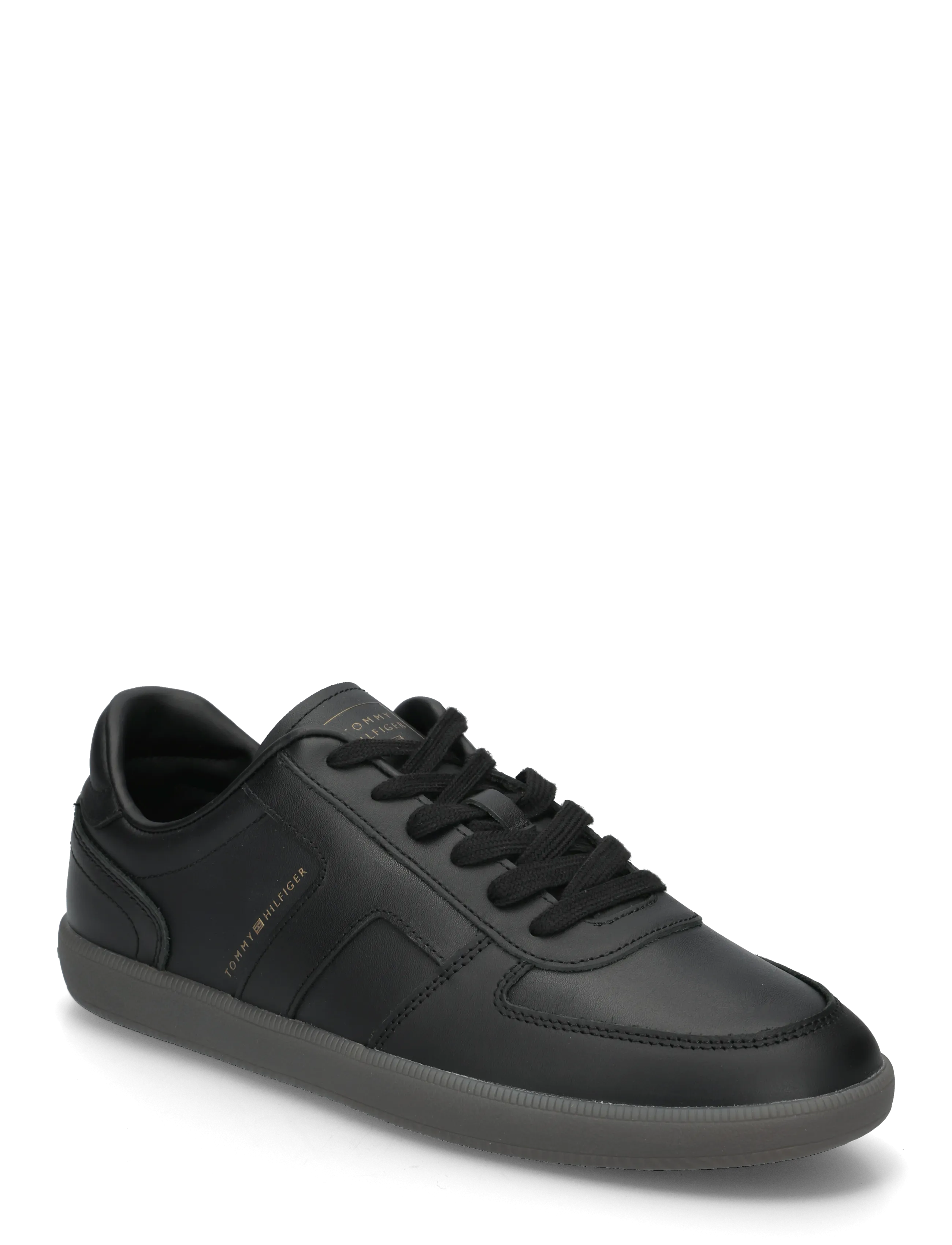 Tommy Hilfiger TH TRIBECA SNEAKER LEATHER - Jalanõud - BLACK / black