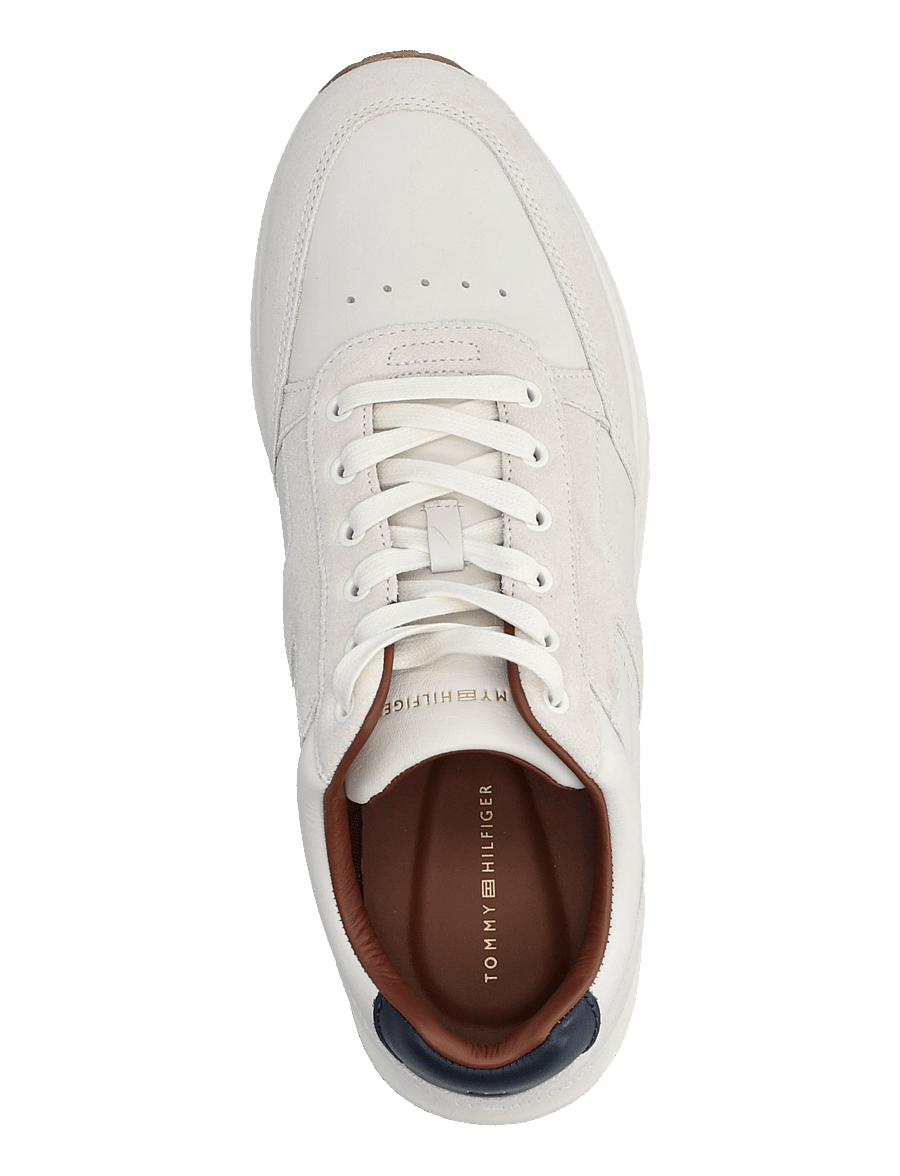 Tommy Hilfiger - ELEVATED HILFIGER MIX RUNNER - low-top sneaker - ecru - 3