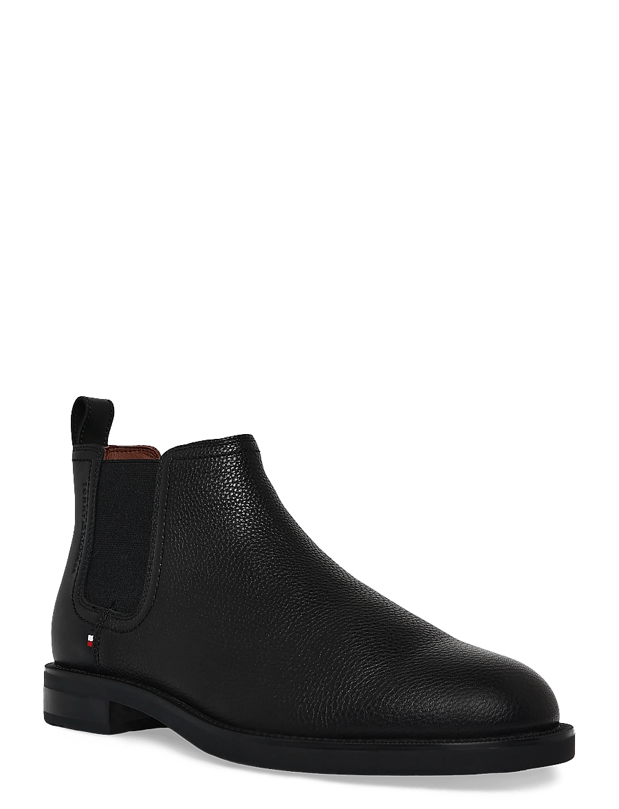 Tommy Hilfiger - LTH MIX DRESS HILFIGER CHELSEA - chelsea boots - black - 0