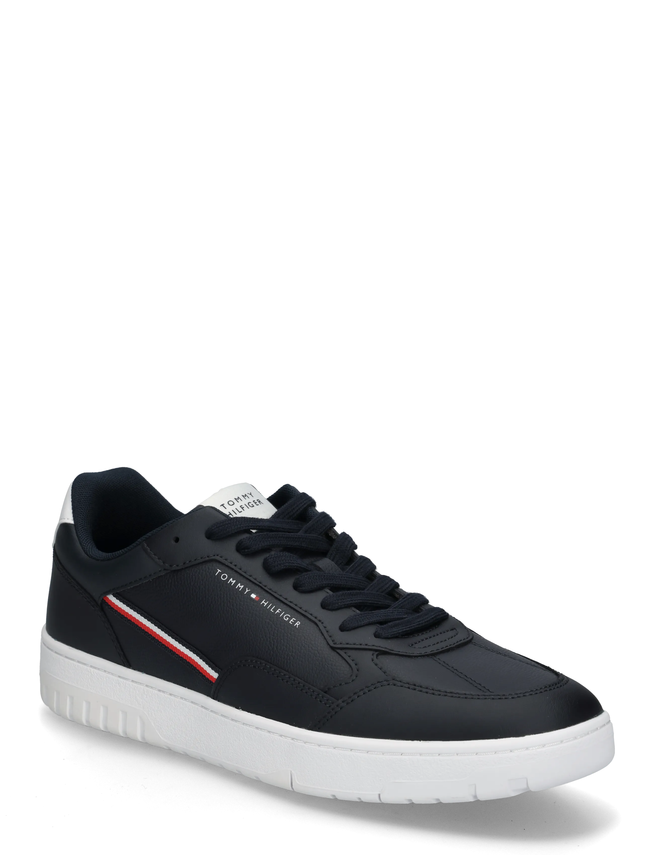 Tommy Hilfiger TH BASKET CORPORATE STRIPES - Sneaker - NAVY BLUE / navy