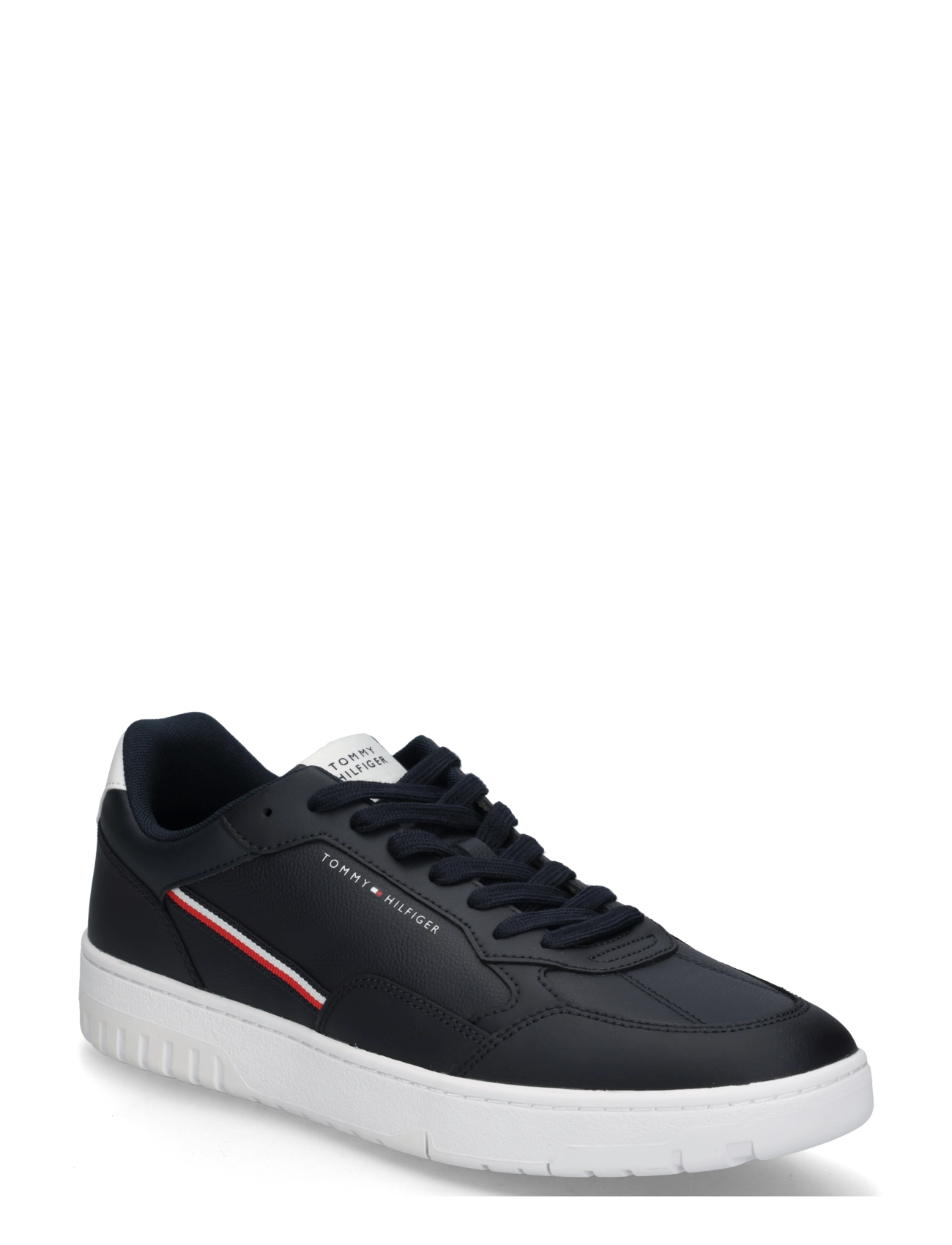 Tommy Hilfiger TH BASKET CORPORATE STRIPES - Sneakers - NAVY BLUE / navy