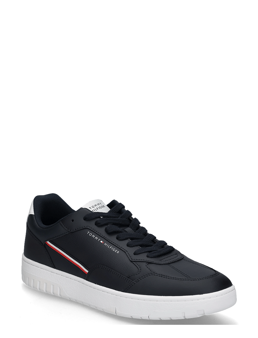 Tommy Hilfiger - TH BASKET CORPORATE STRIPES - lave sneakers - navy blue - 0