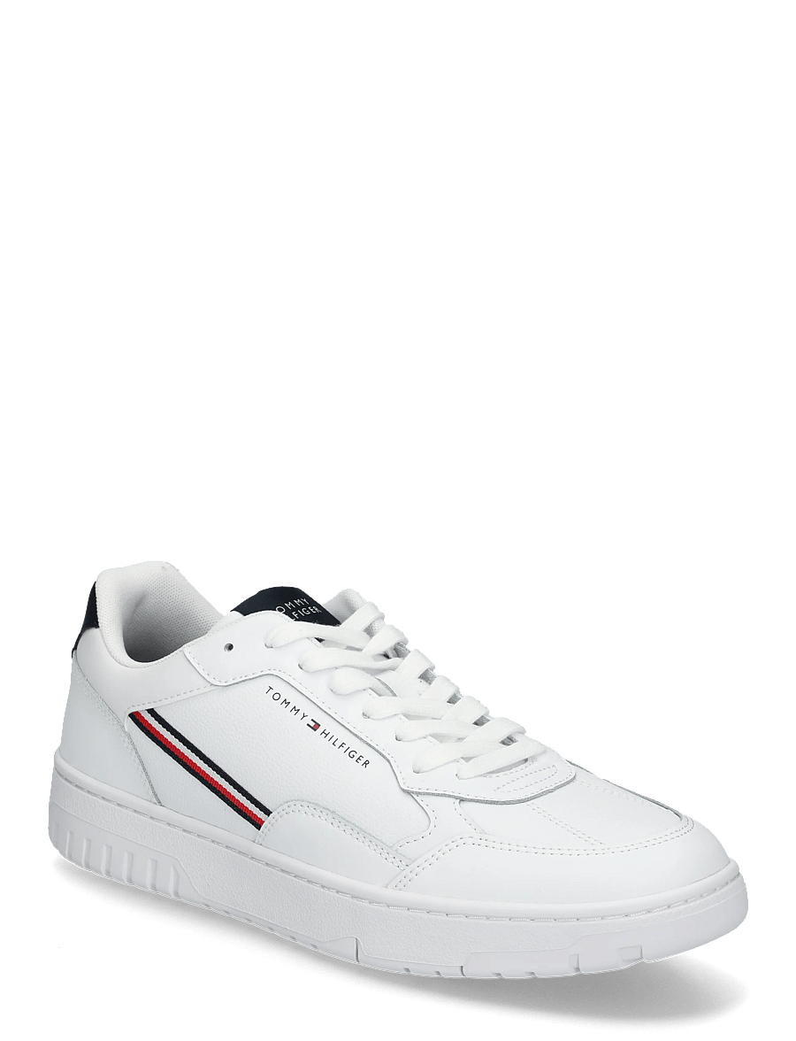 Tommy Hilfiger - TH BASKET CORPORATE STRIPES - nach anlass kaufen - white black - 0