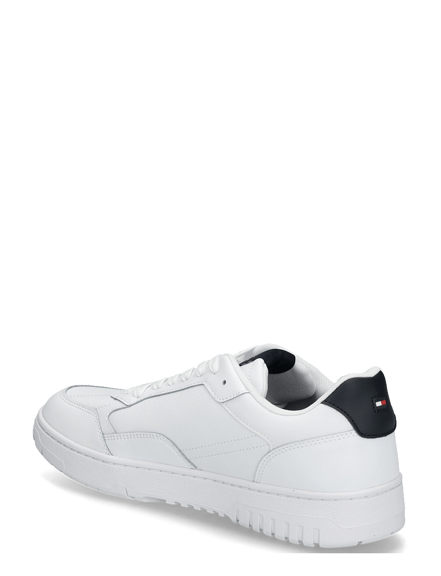 Tommy Hilfiger - TH BASKET CORPORATE STRIPES - low-top sneaker - white black - 1