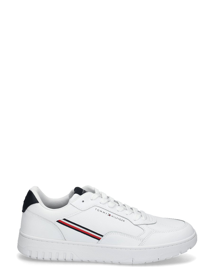 Tommy Hilfiger - TH BASKET CORPORATE STRIPES - low-top sneaker - white black - 2