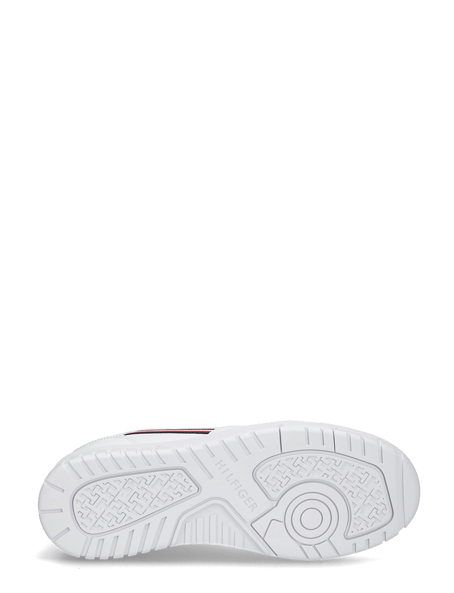 Tommy Hilfiger - TH BASKET CORPORATE STRIPES - low-top sneaker - white black - 4