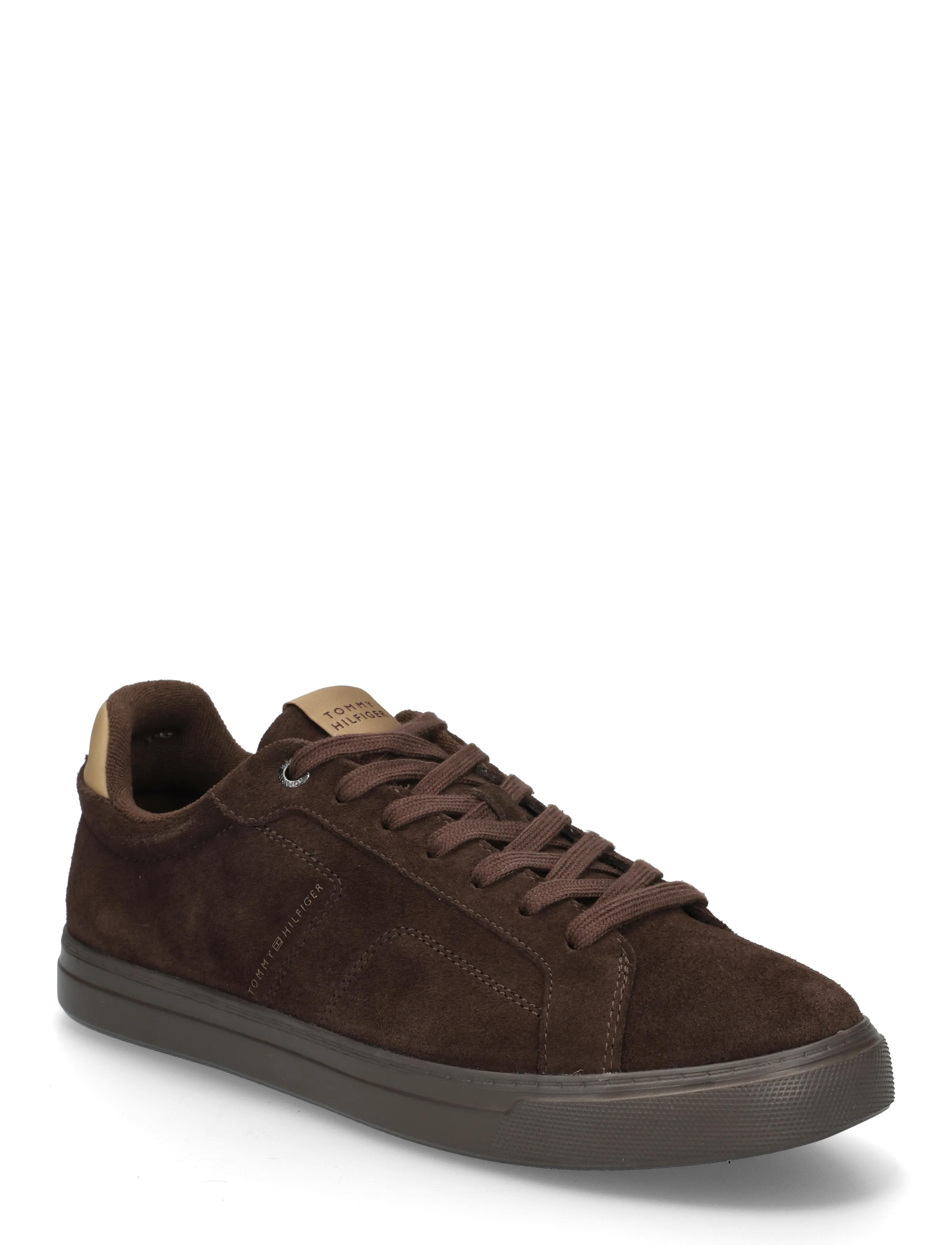 Tommy Hilfiger LIGHTWEIGHT SUEDE SNEAKER - Schuhe - COCOA / brown