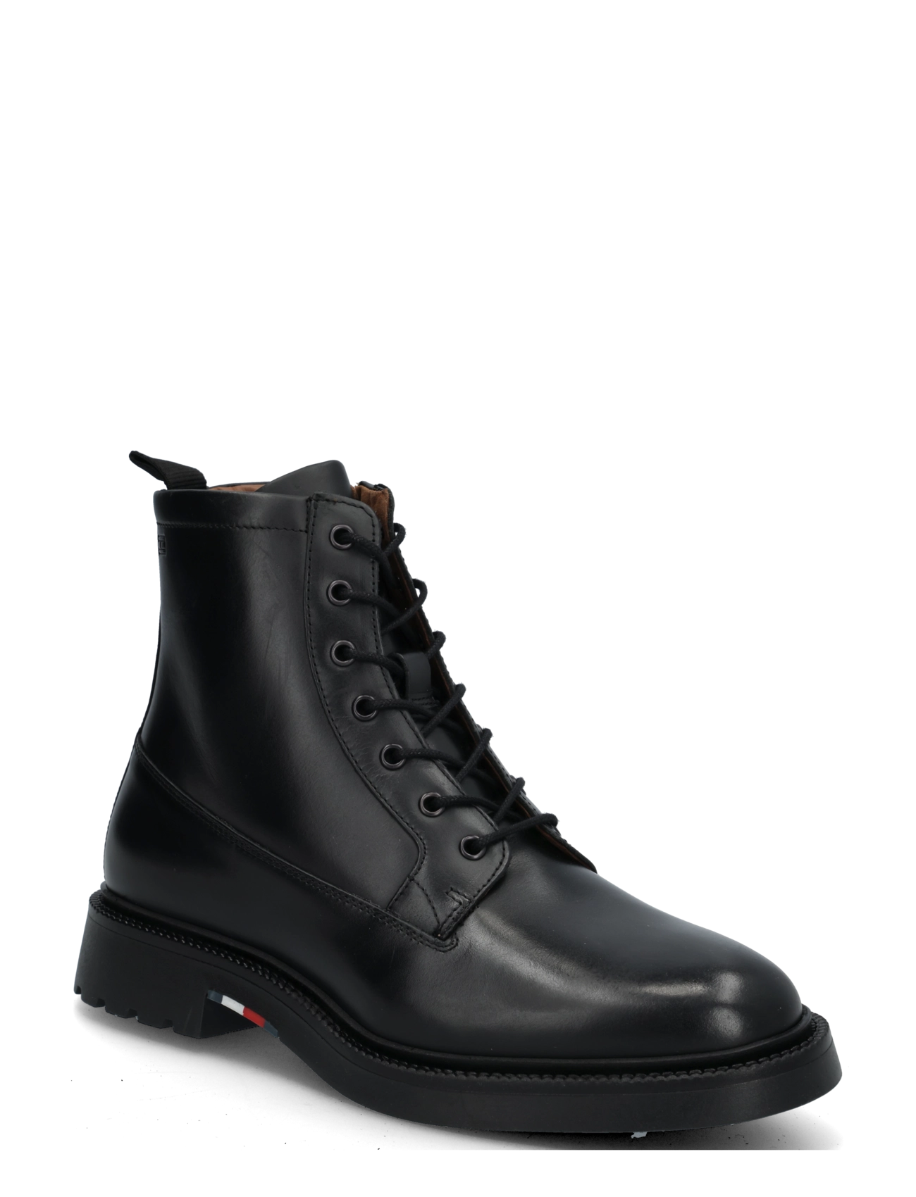 Tommy Hilfiger CORPORATE CASUAL LTH  BOOT - Schuhe - BLACK / black