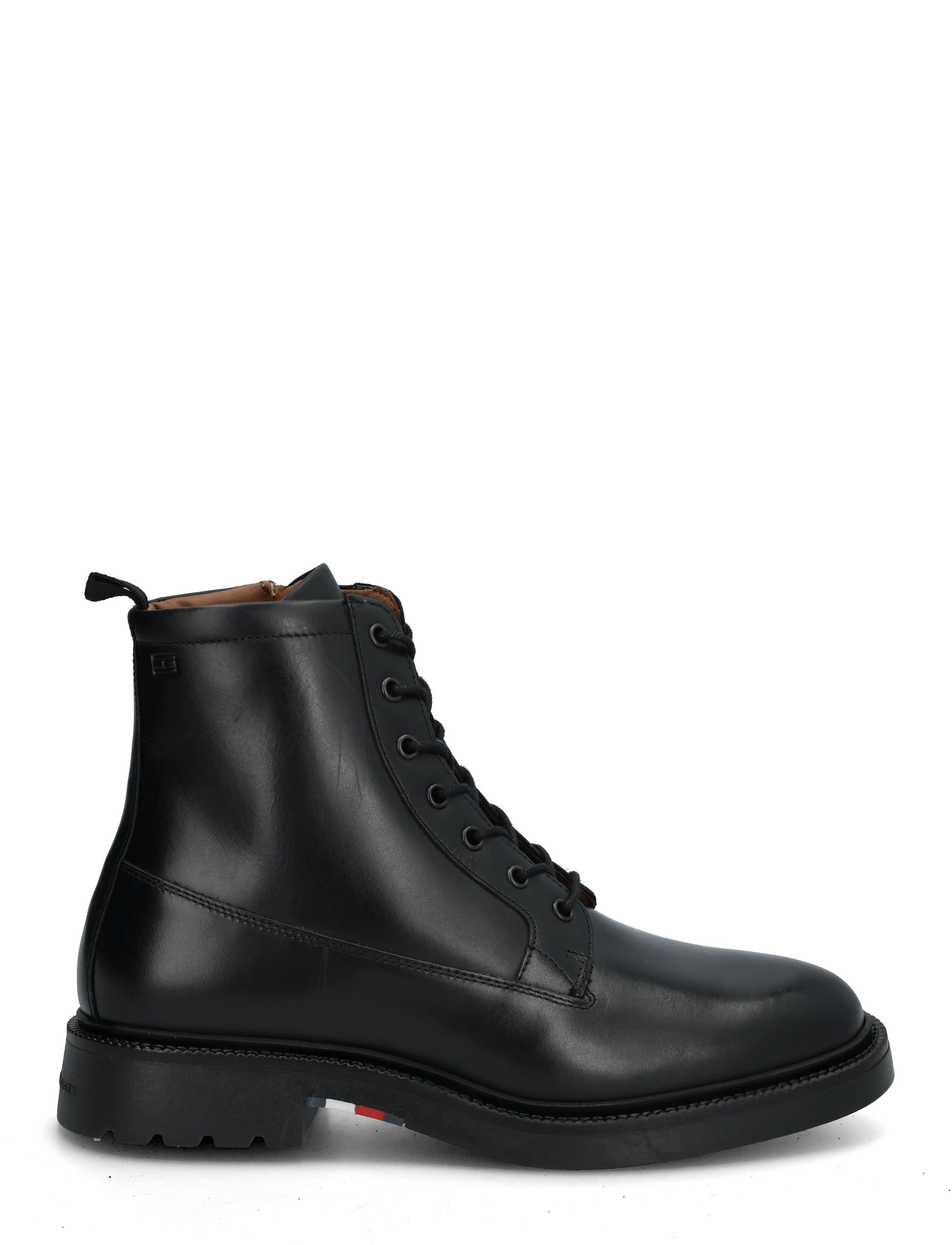 Tommy Hilfiger - CORPORATE CASUAL LTH  BOOT - schnürstiefel - black - 2