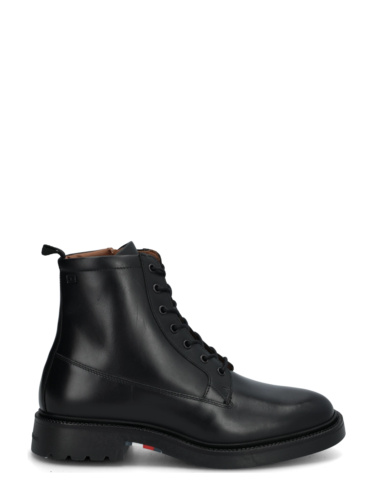 Tommy Hilfiger - CORPORATE CASUAL LTH  BOOT - schnürstiefel - black - 2
