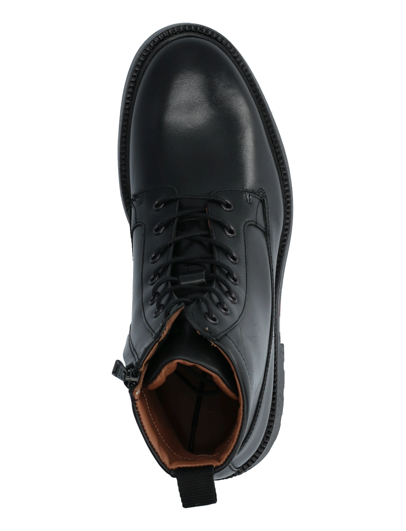 Tommy Hilfiger - CORPORATE CASUAL LTH  BOOT - schnürstiefel - black - 3