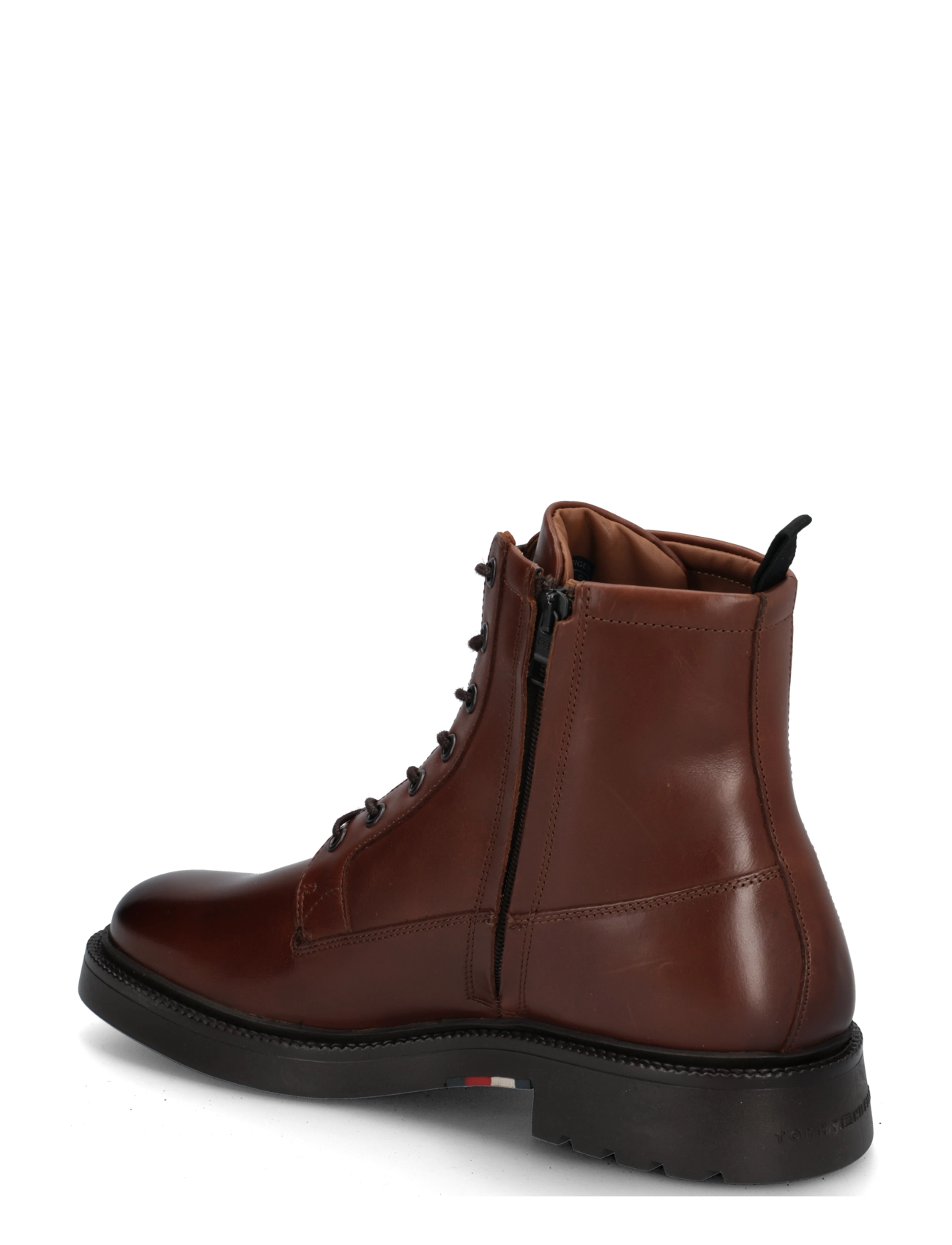 Tommy Hilfiger - CORPORATE CASUAL LTH  BOOT - schnürstiefel - winter cognac - 1
