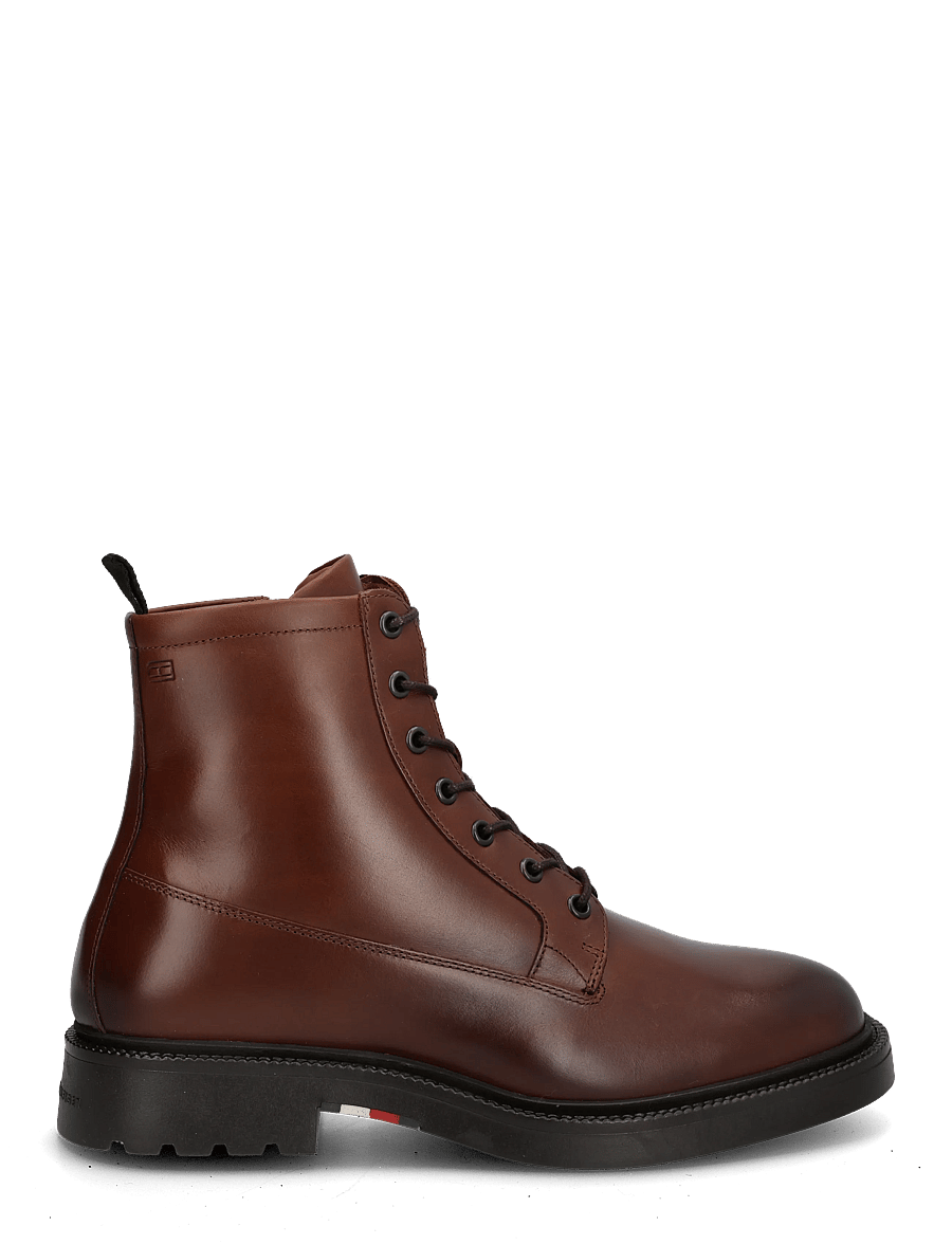 Tommy Hilfiger - CORPORATE CASUAL LTH BOOT - schnürstiefel - winter cognac - 2