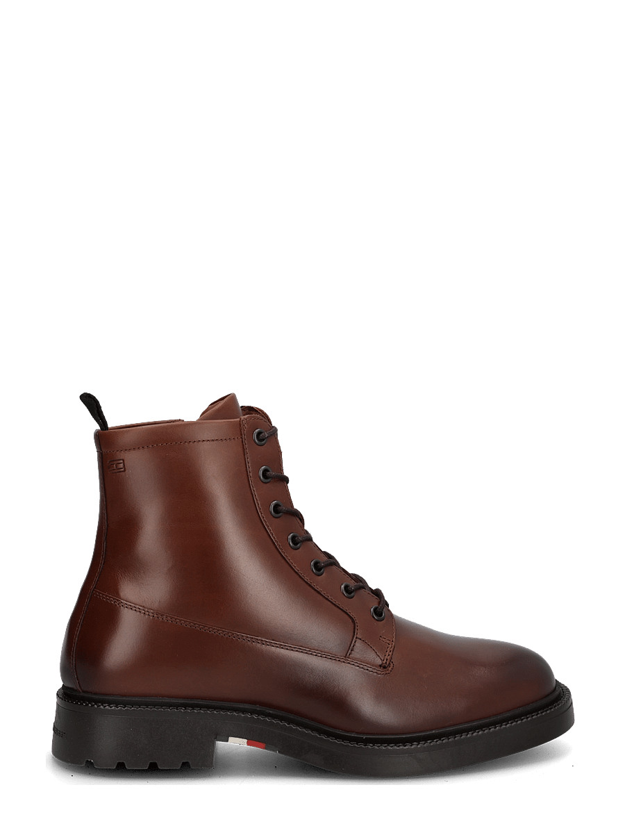 Tommy Hilfiger - CORPORATE CASUAL LTH BOOT - schnürstiefel - winter cognac - 2