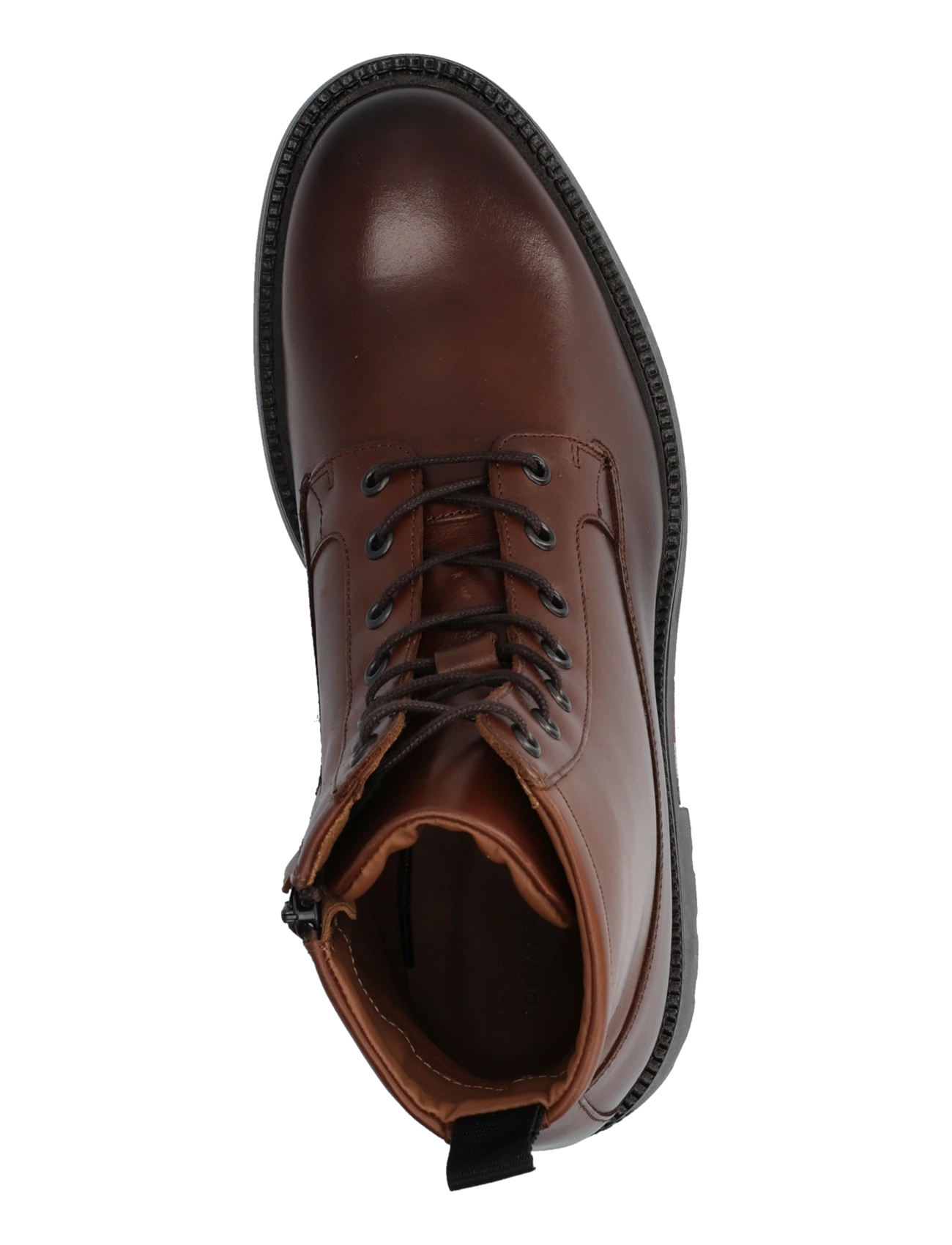 Tommy Hilfiger - CORPORATE CASUAL LTH  BOOT - schnürstiefel - winter cognac - 3