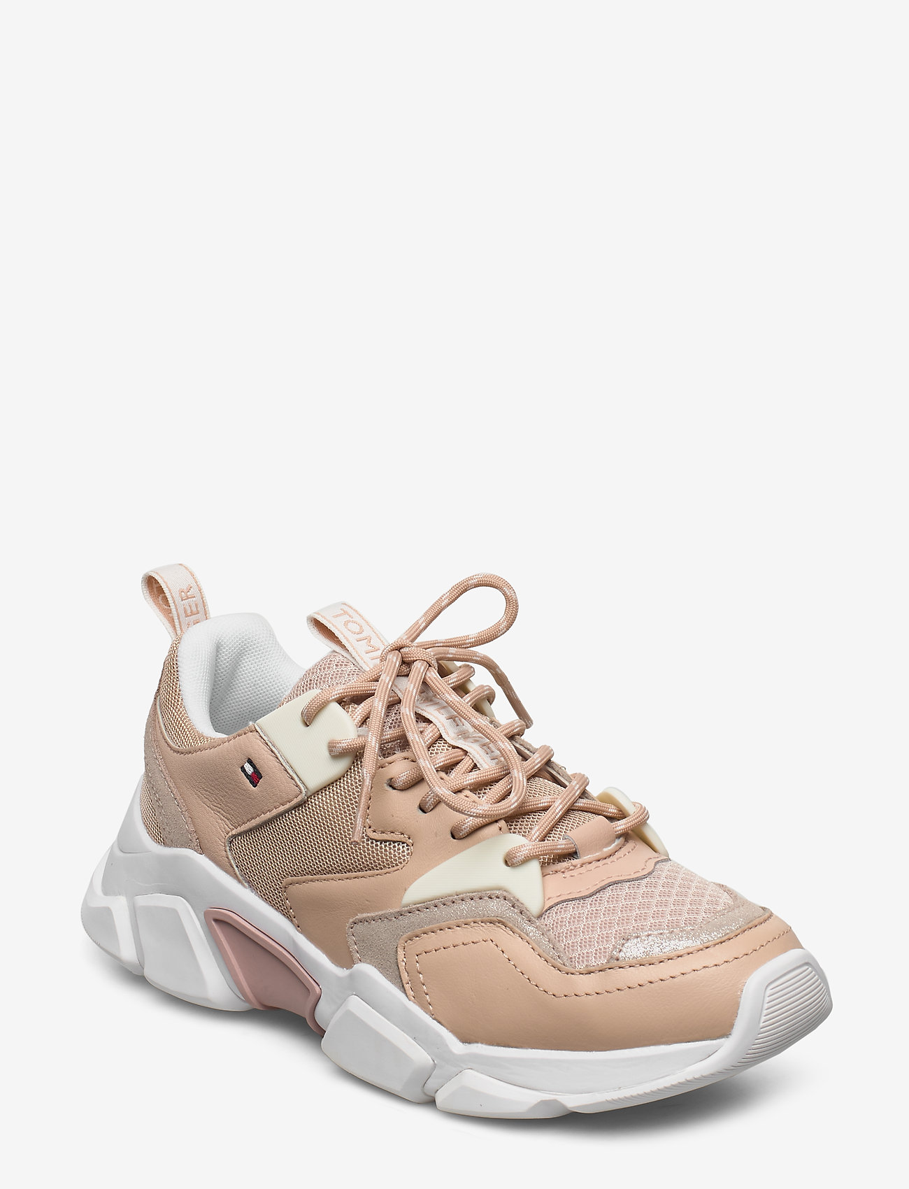 Tommy Hilfiger - CHUNKY LIFESTYLE GLIT SNEAKER - misty blush - 0