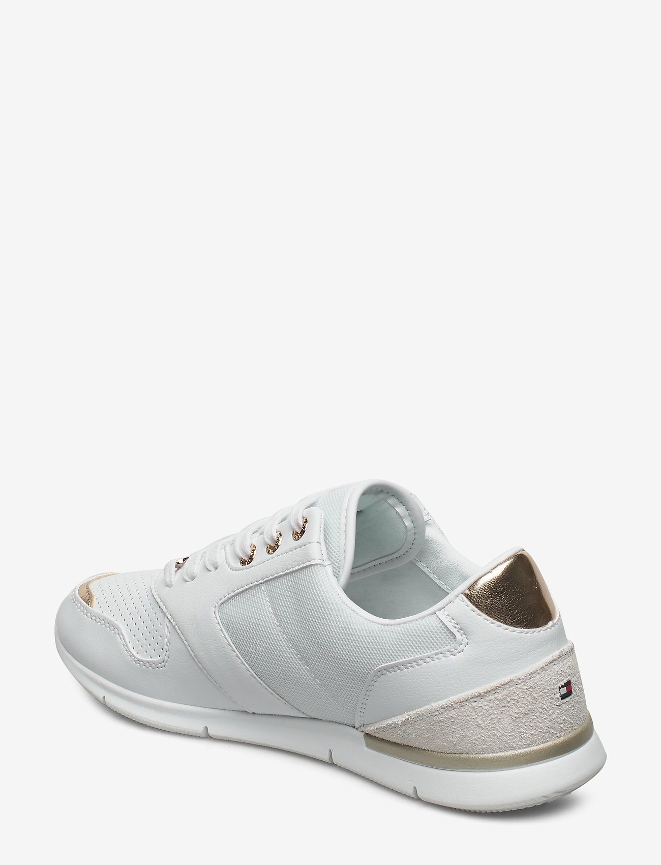 Tommy Hilfiger - METALLIC LIGHTWEIGHT SNEAKERS - white/light gold - 2