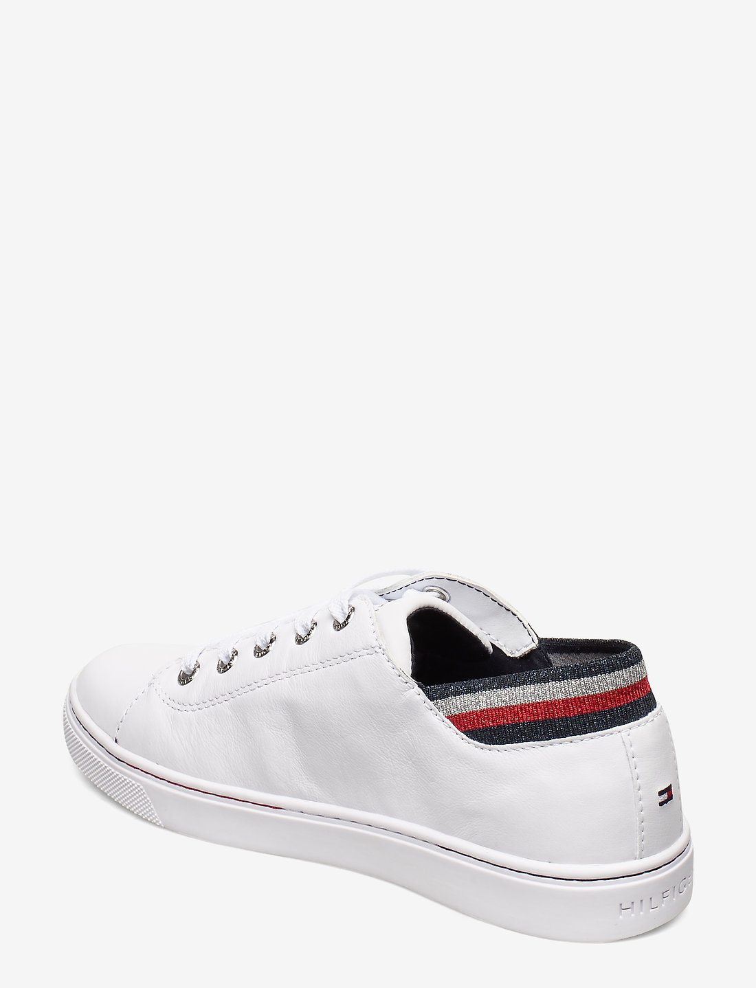 Tommy Hilfiger Glitter Detail City Sneaker White White 119