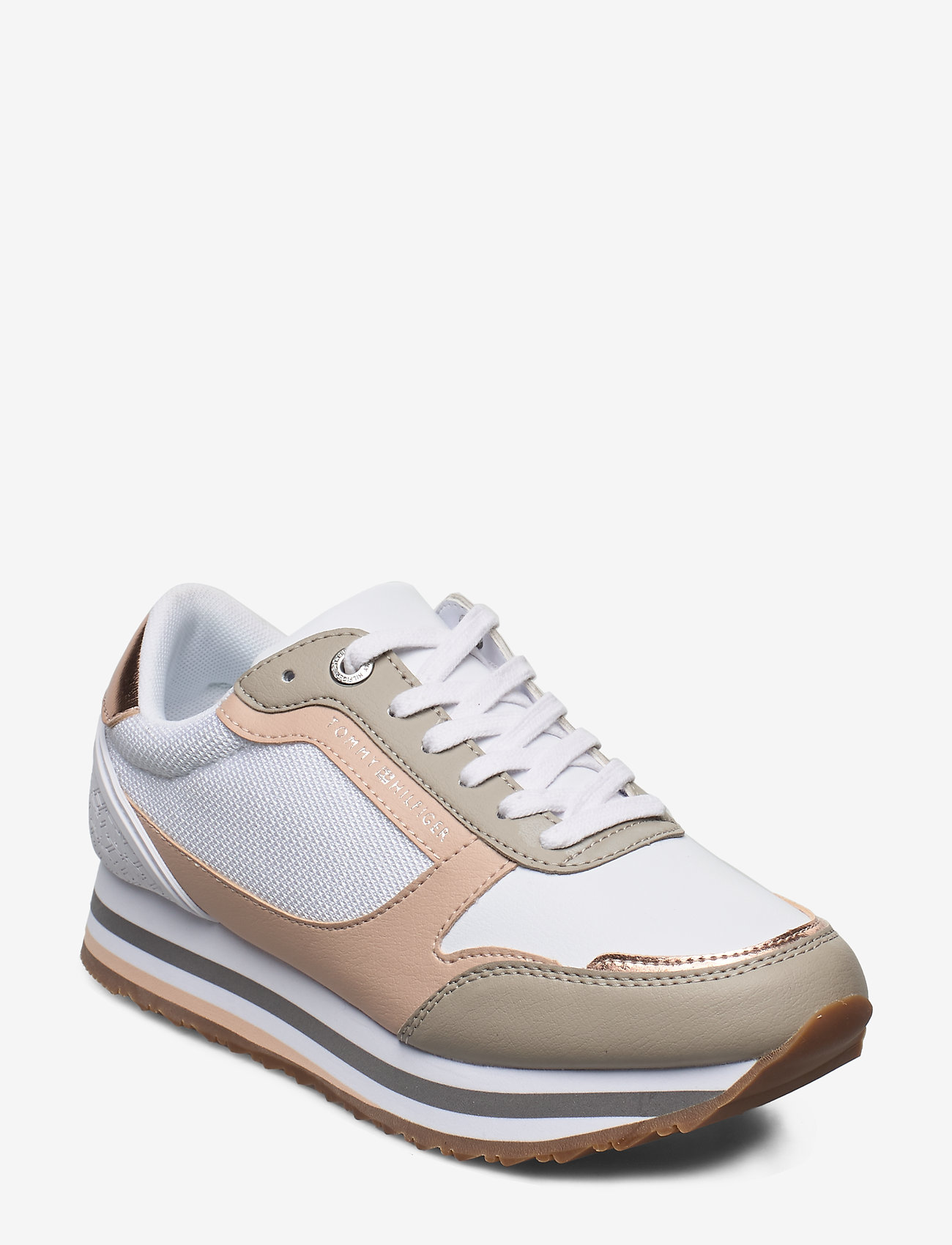 Tommy Hilfiger - FEMININE TH MONOGRAM SNEAKER - sandrift - 0