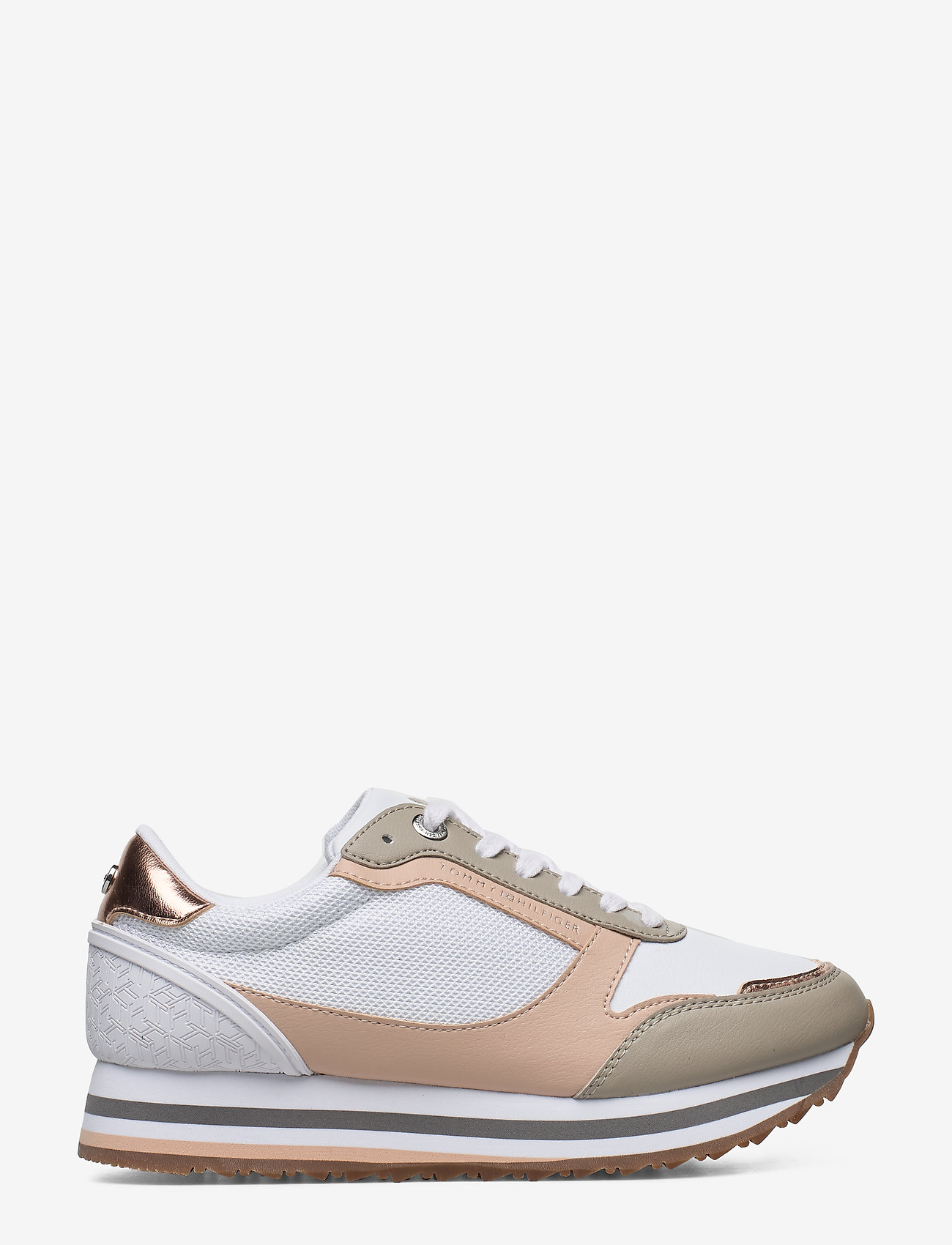 Tommy Hilfiger - FEMININE TH MONOGRAM SNEAKER - sandrift - 1
