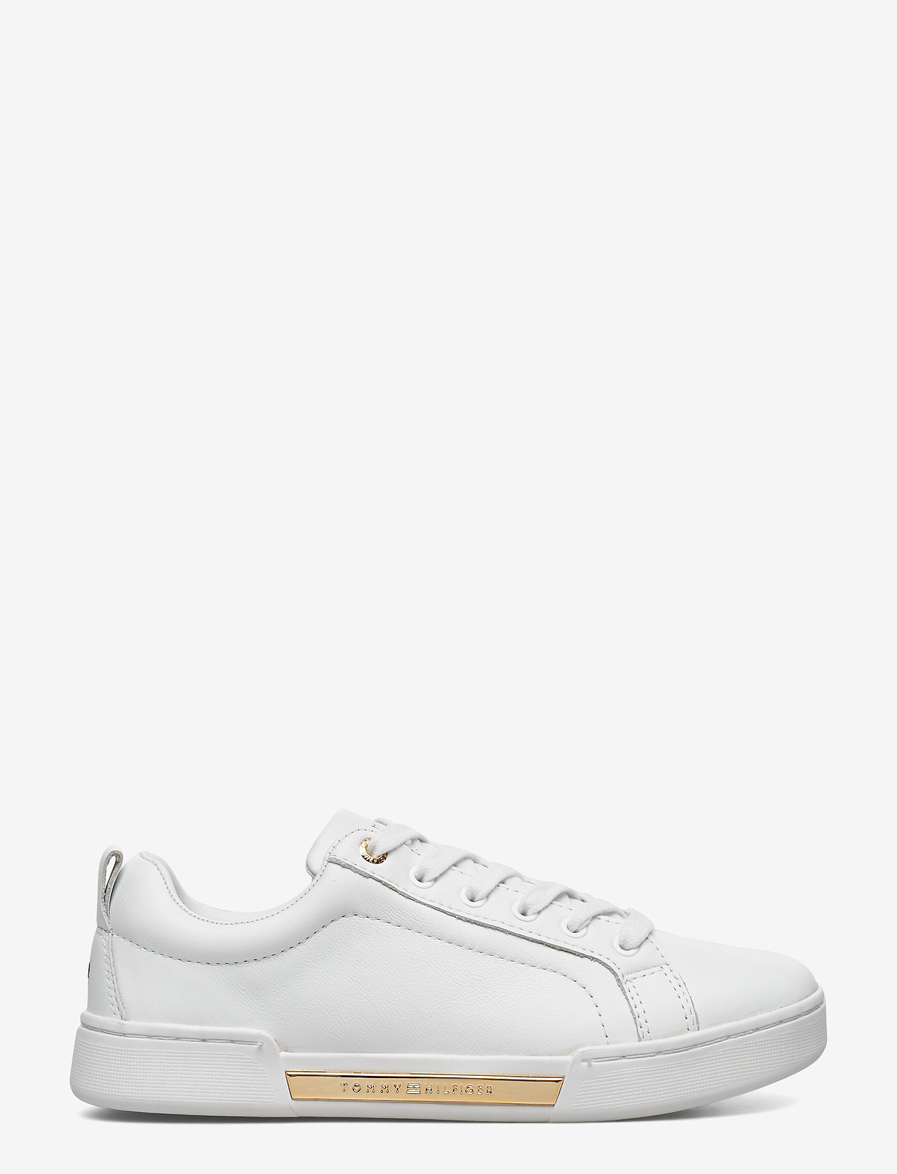 Tommy Hilfiger - BRANDED OUTSOLE METALLIC SNEAKER - white - 1